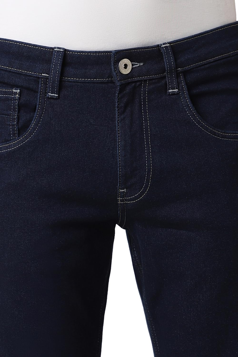 Van Heusen Men's Slim Jeans (VXDNCPOFF74702_Navy