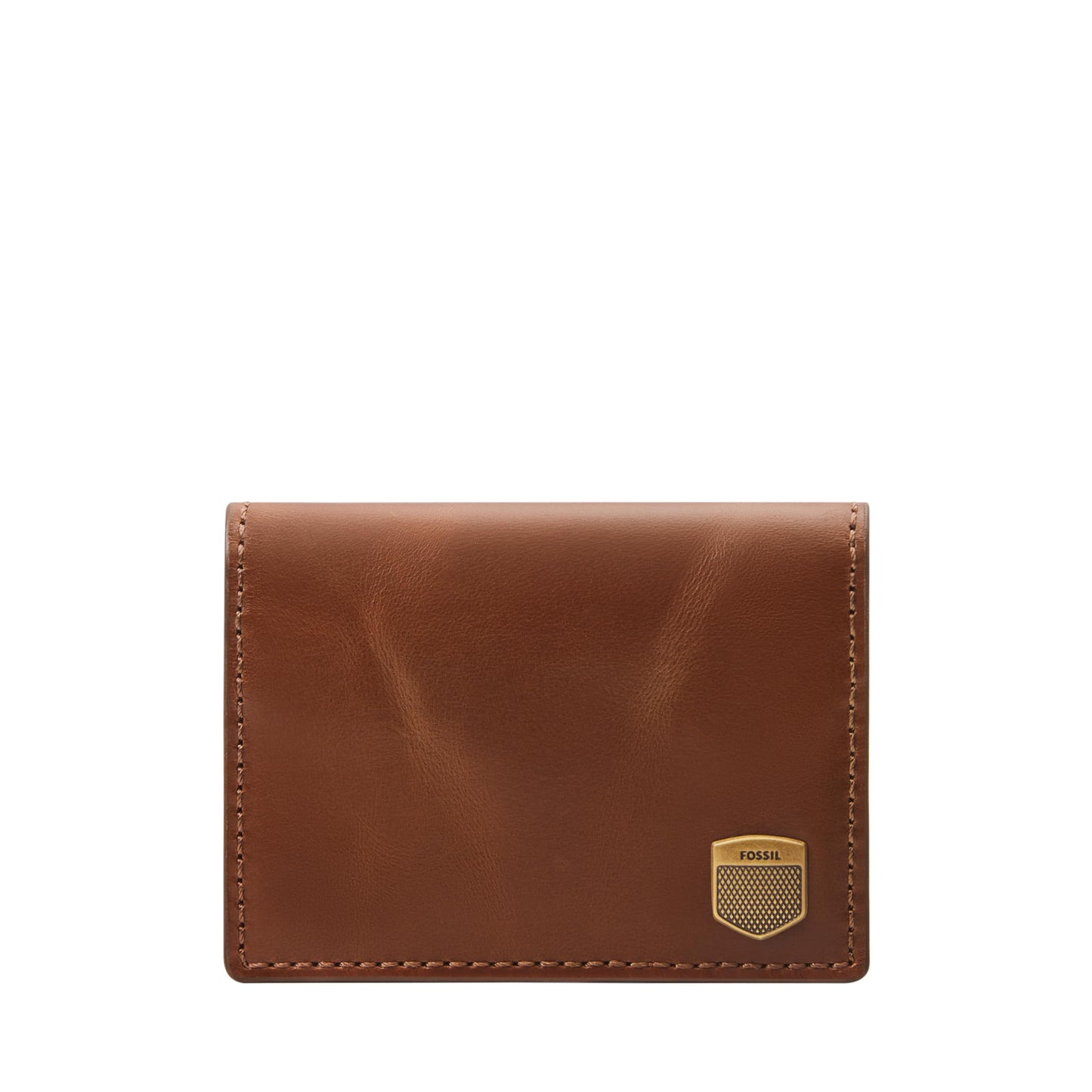 Fossil Men Leather Hayes Brown Wallet Ml4646200