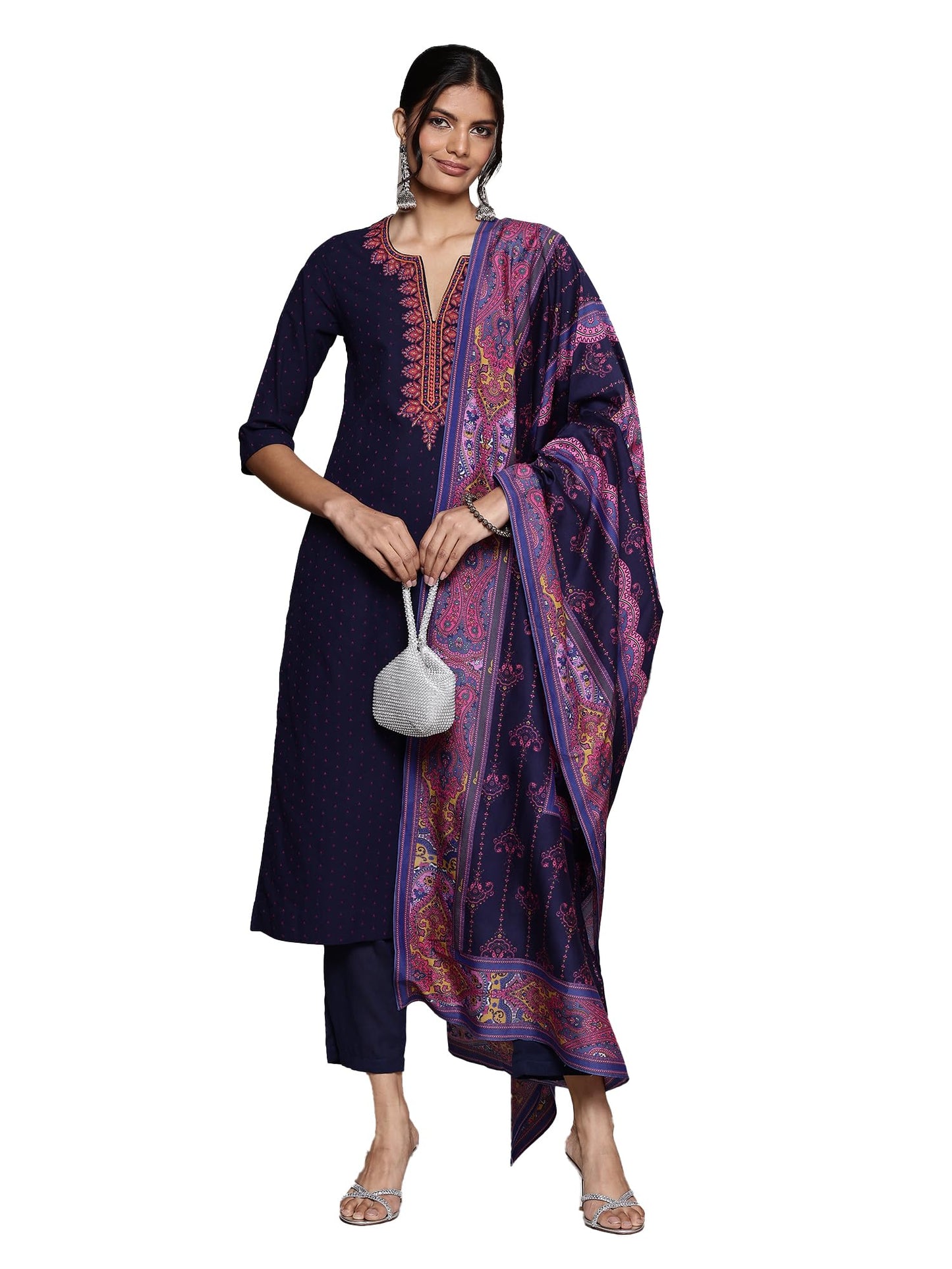 Aarke Ritu Kumar Blue Naina Kurta With Pant And Dupatta