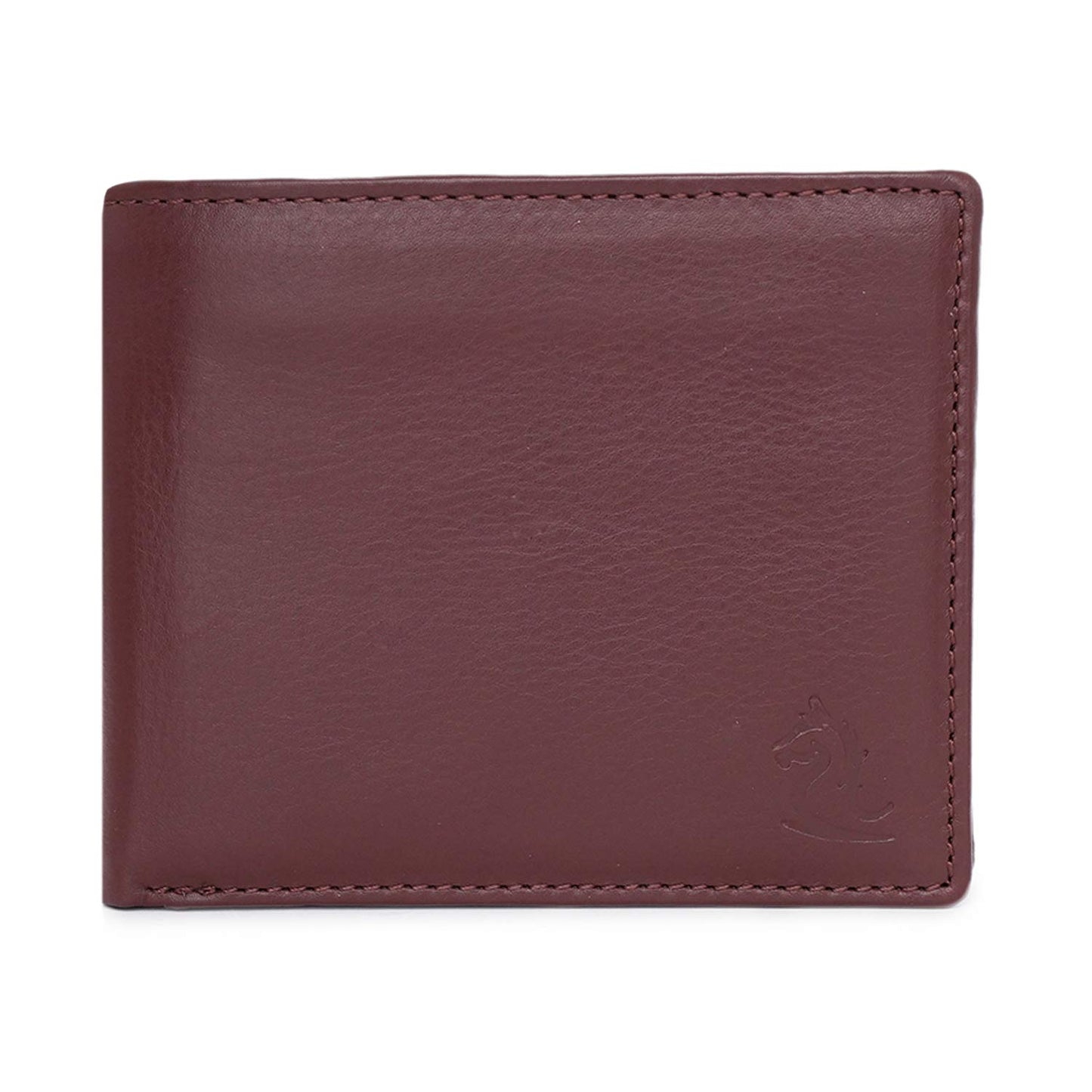 KARA Tan Bifold Genuine Leather Wallet for Men - Men's Wallet with Detachable Credit/Debit Card Holder