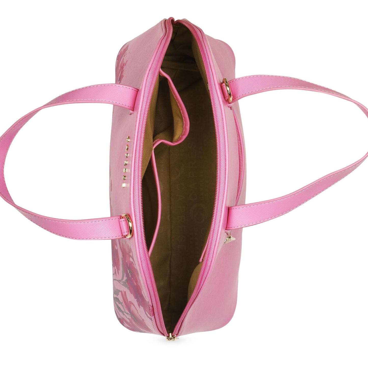 Caprese Chloe Satchel Medium Violet Bag for Women|Adjustable & Detachable Strap - Versatile Shoulder, Crossbody & Handheld Bag for Work, Travel, and Everyday Use - Spacious with Multiple Compartments