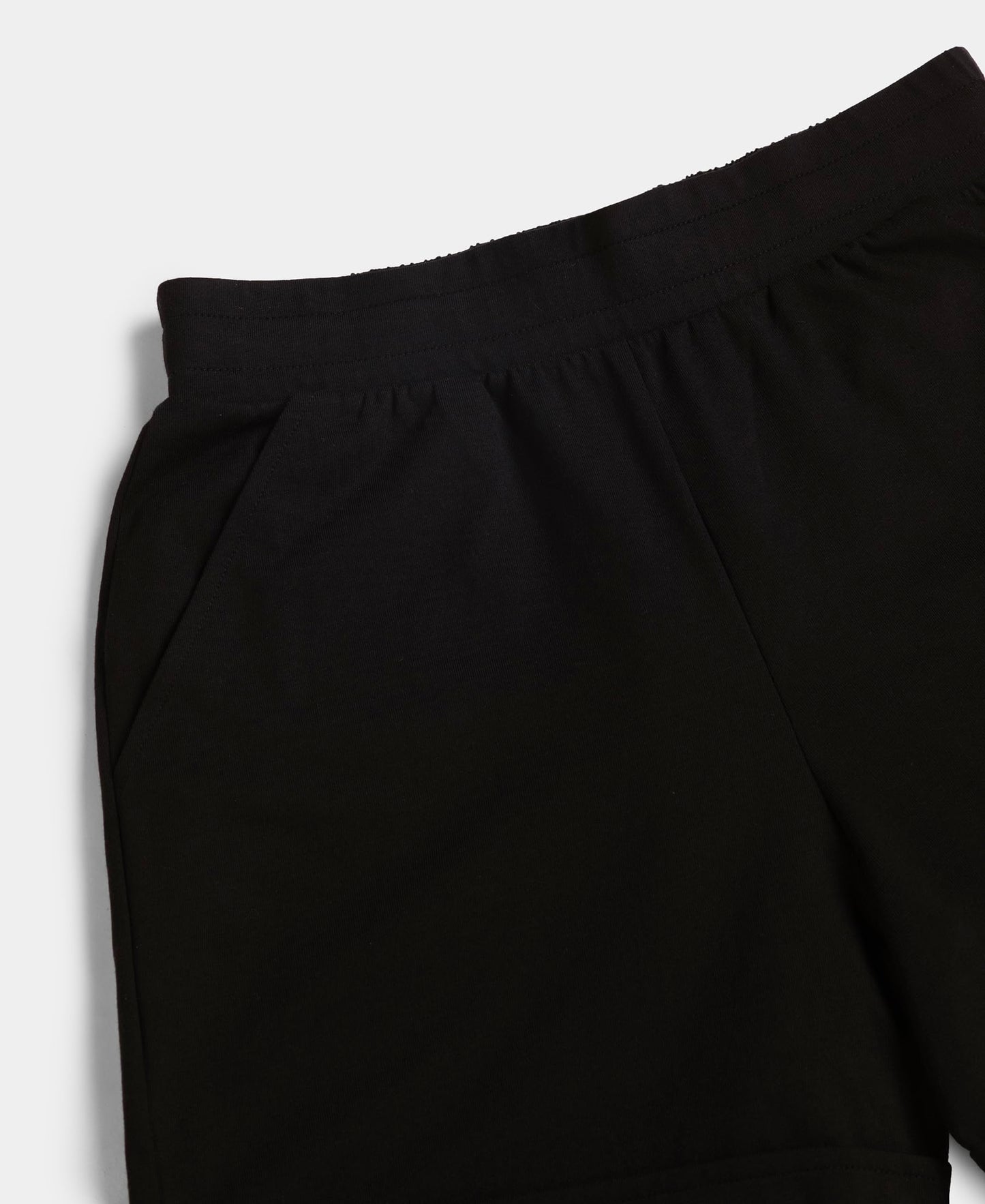 Jockey A157 Womens Super Combed Cotton Rich Straight Fit Shorts with Side Pockets_Black_S