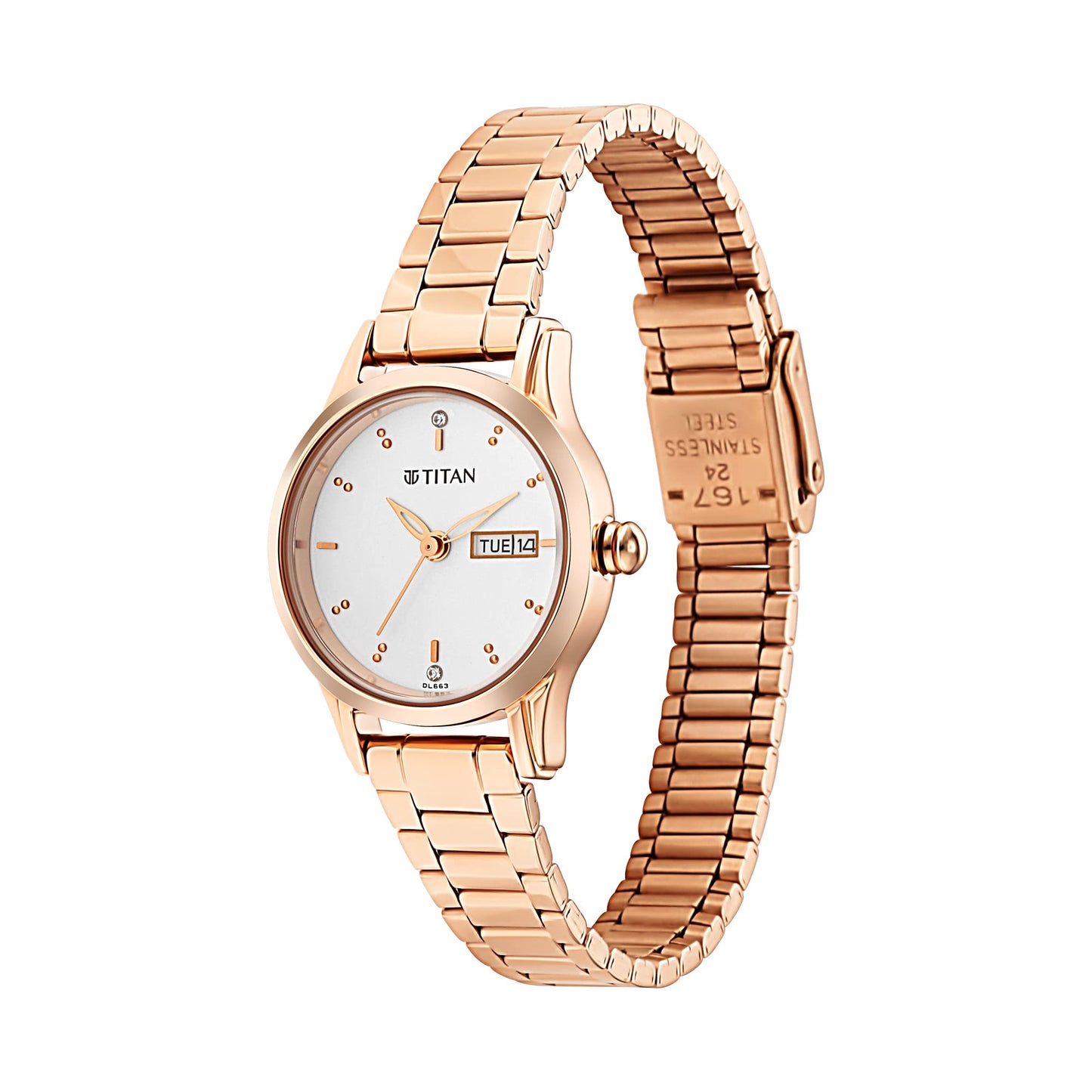 Titan Analog Silver Dial Women's Watch-2656WM01/NP2656WM01