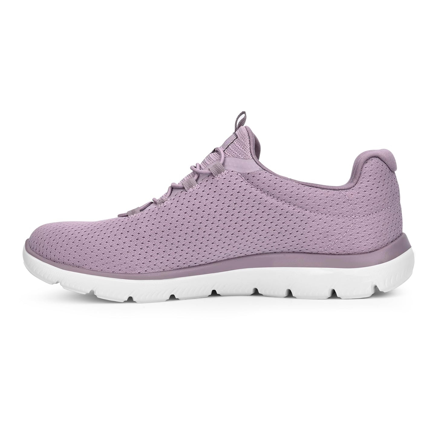Skechers Womens Summits Lavender Casual Lace Up Shoe