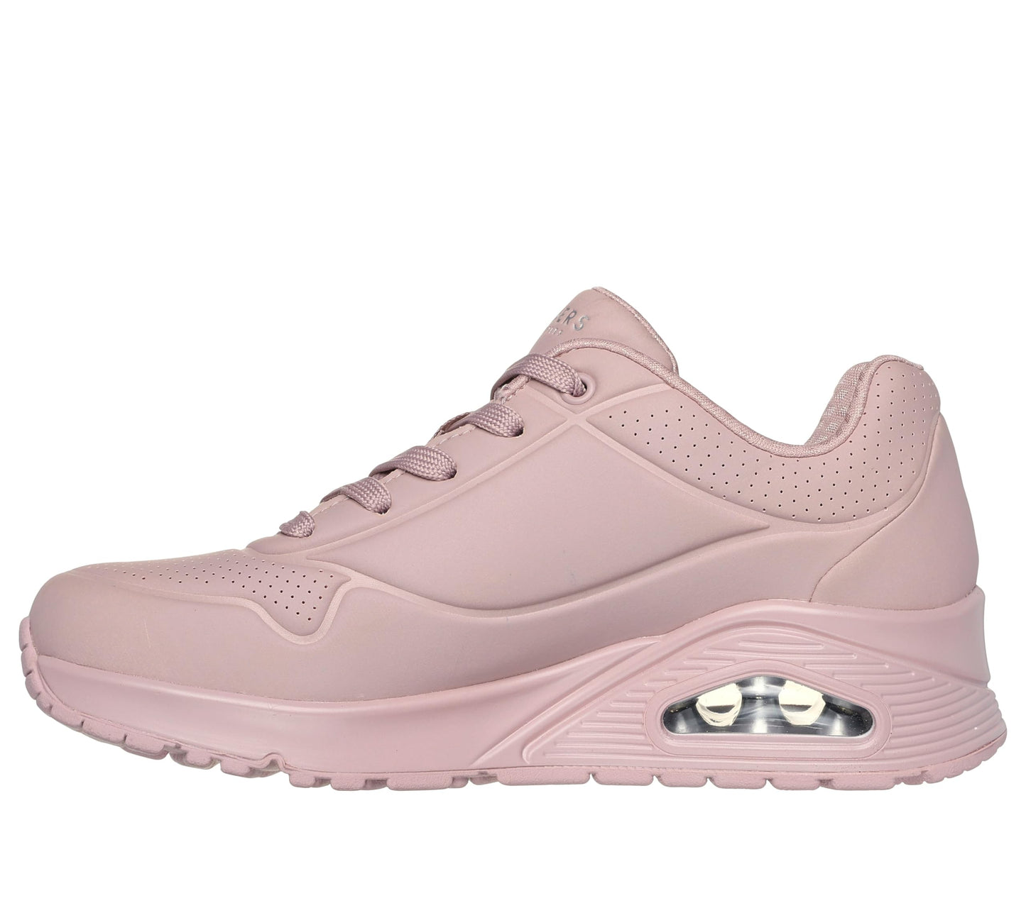 Skechers Womens UNO - Stand ON AIR Light Mauve Casual Sneakers