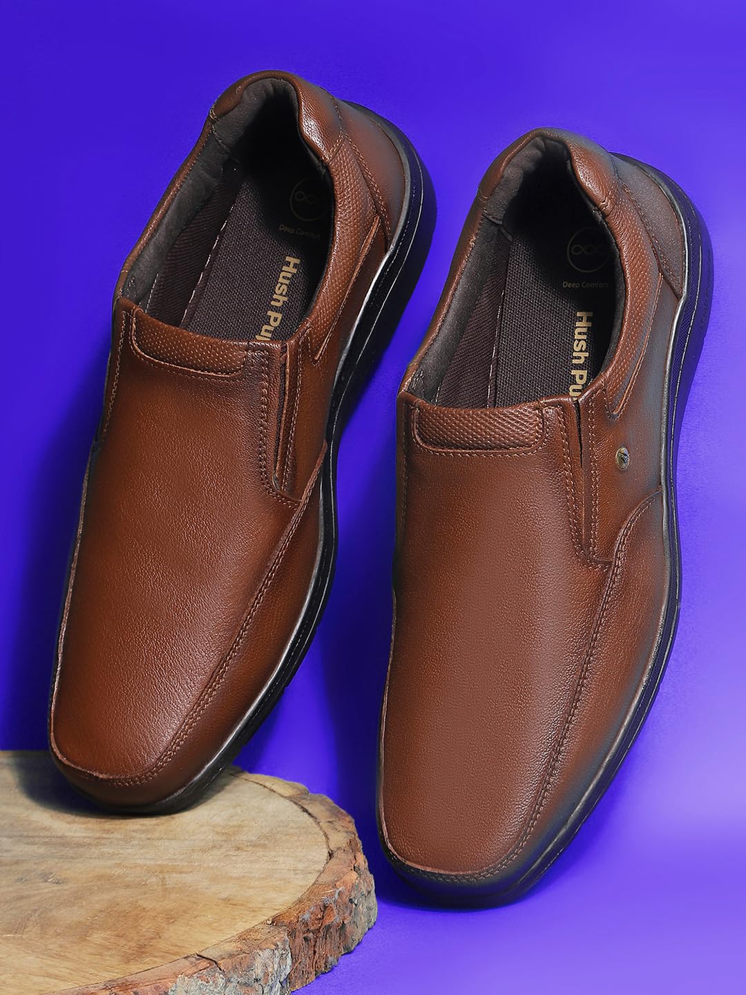 Hush Puppies Forest Slipon Mens Casual Loafer in Brown (8 UK)