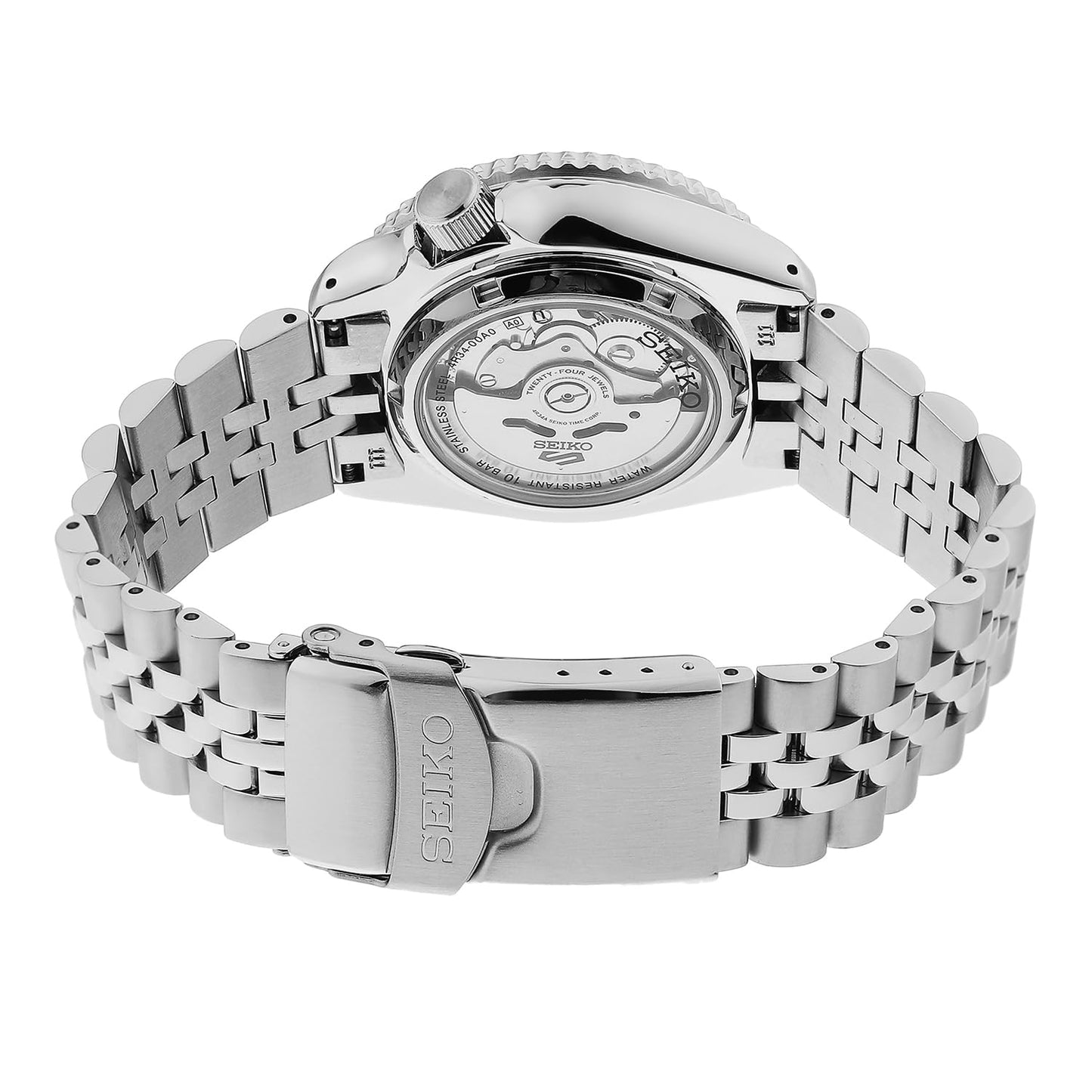 Seiko Aluminium Analog Orange Dial Men's Watch-Ssk005K1