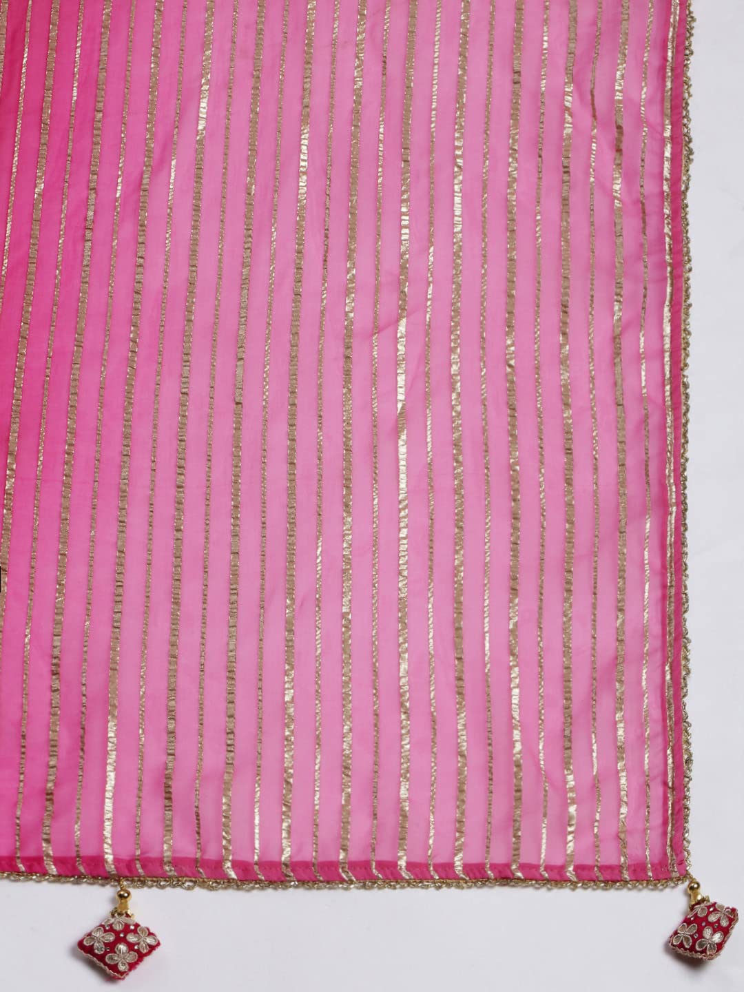 MOHEY Saree, All Over Jaal, Bordered Saree with Blouse Piece Georgette Weaved Saree (Pink)