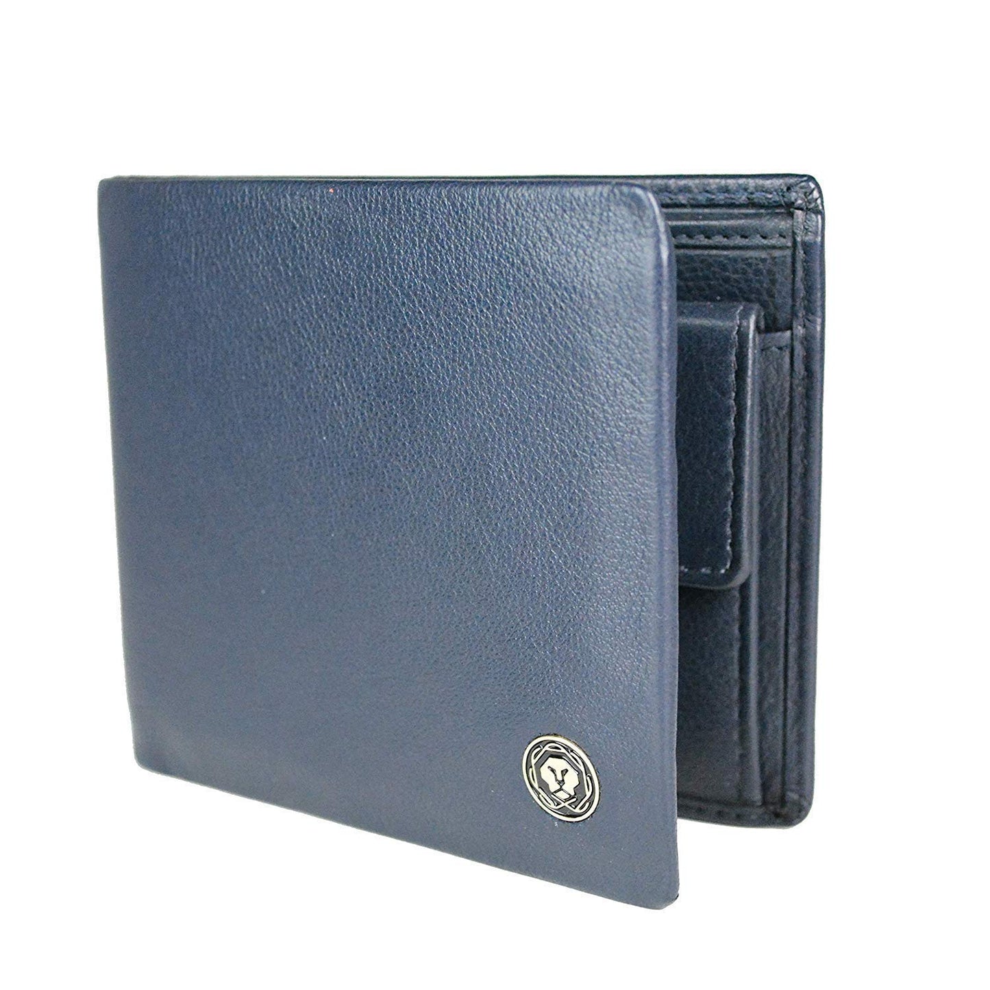 Cross Navy Men's Wallet Stylish Genuine Leather Wallets for Men Latest Gents Purse with Money Coin and Card Holder Compartment (AC298072)