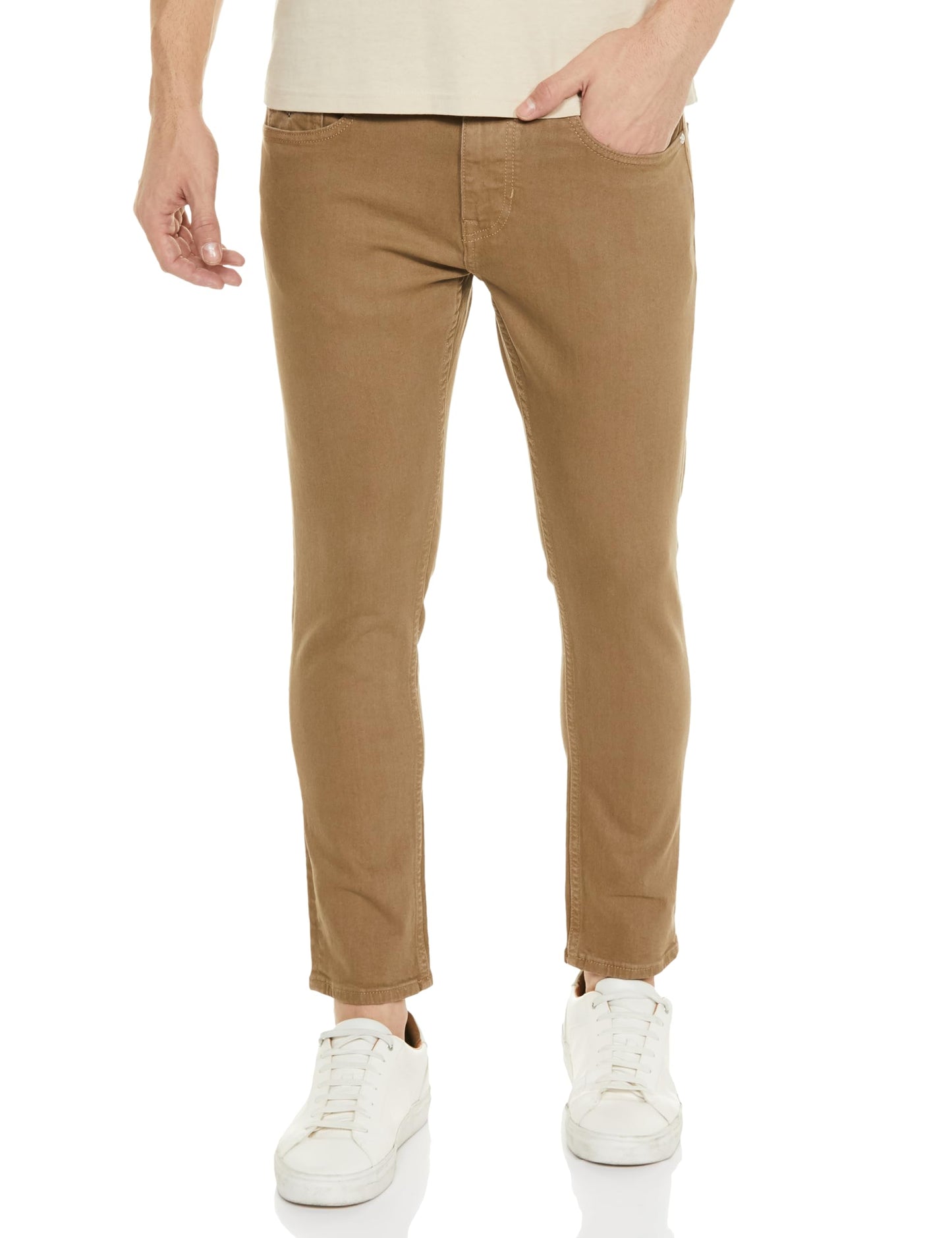 U.S. POLO ASSN. Men's Skinny Jeans (UDJENO2032_Khaki