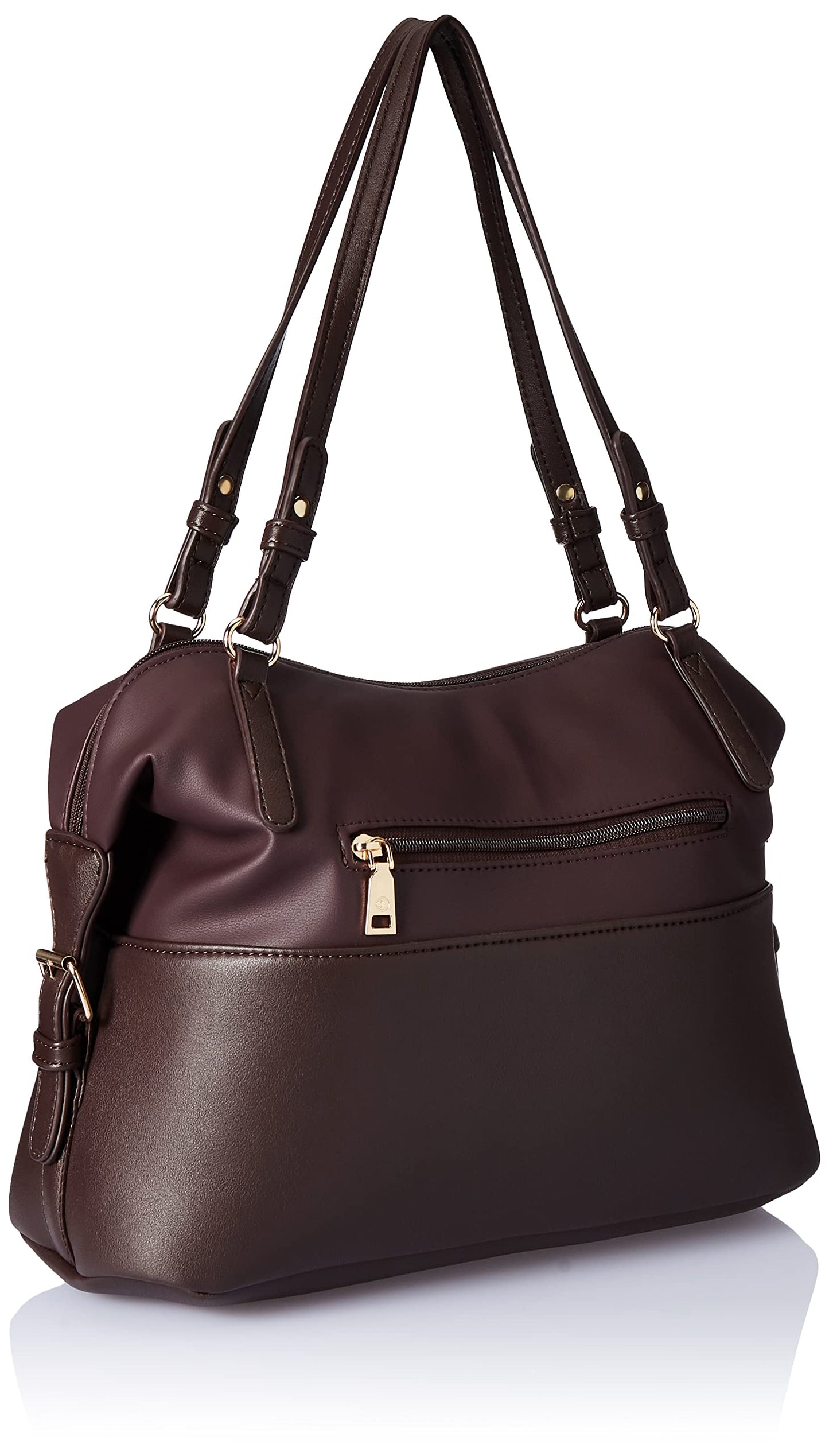 Caprese womens OONA S Large BROWN Satchel