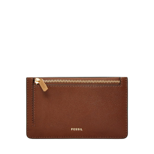 Fossil Logan Brown Leather Women's Card Case (SL7925-200)
