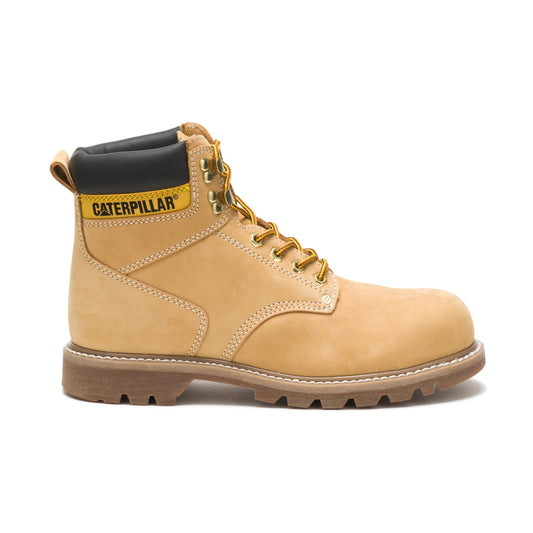 Caterpillar Men's Second Shift Steel Toe Work Boot Honey 8.5 2E US