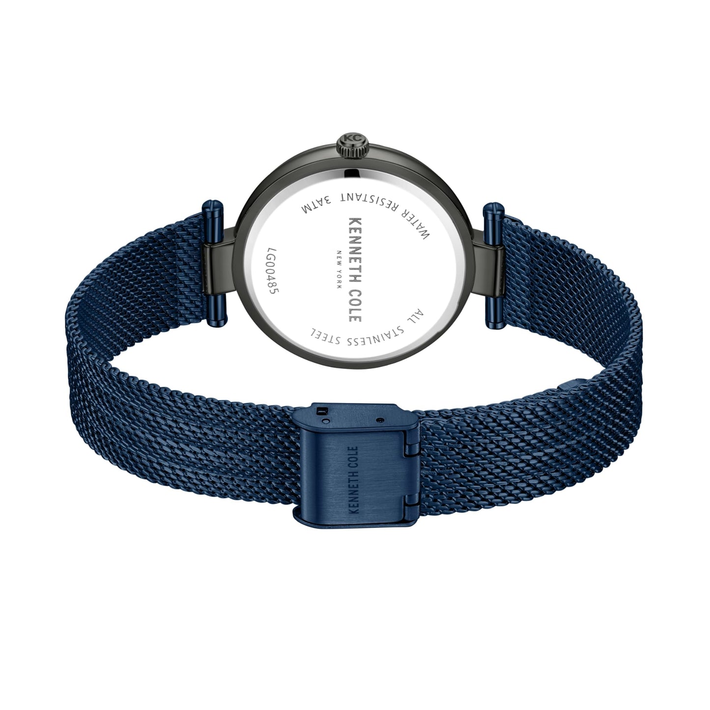 Kenneth Cole Quartz Analog Blue Dial Stainless Steel Strap Watch for Women