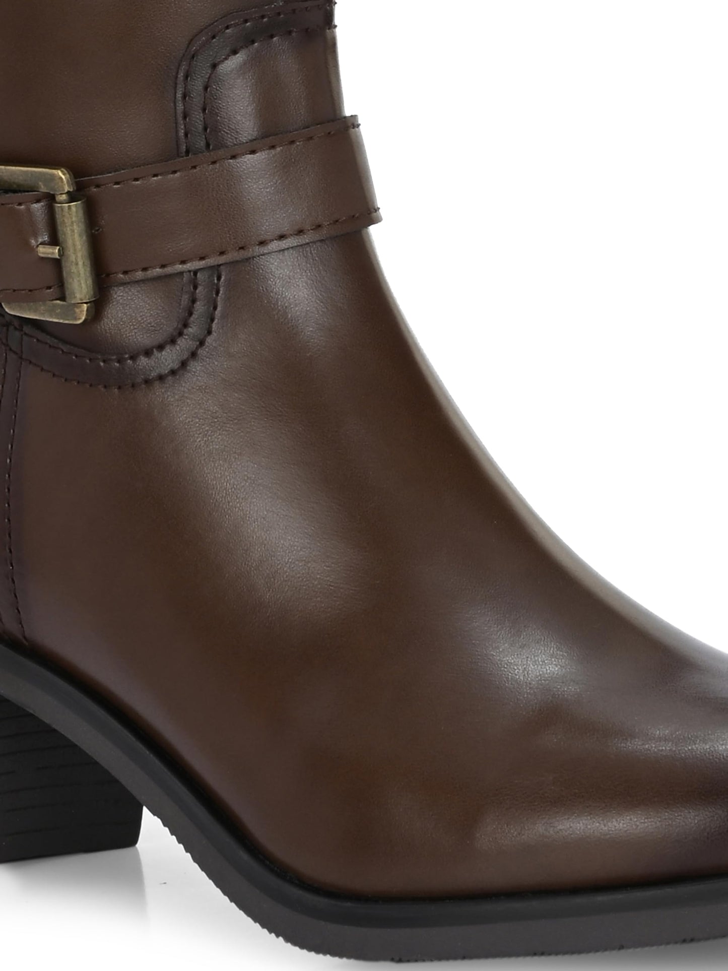 Delize Brown women mild Heel Knee Boots 59920-38