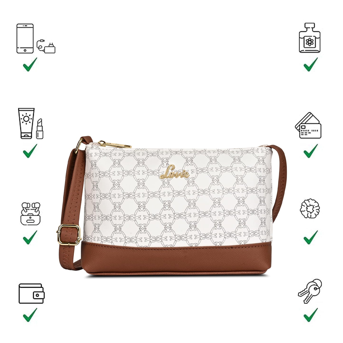Lavie Women's Emberlyn Crossbody Sling Bag | Ladies Purse Handbag | Gift for Women