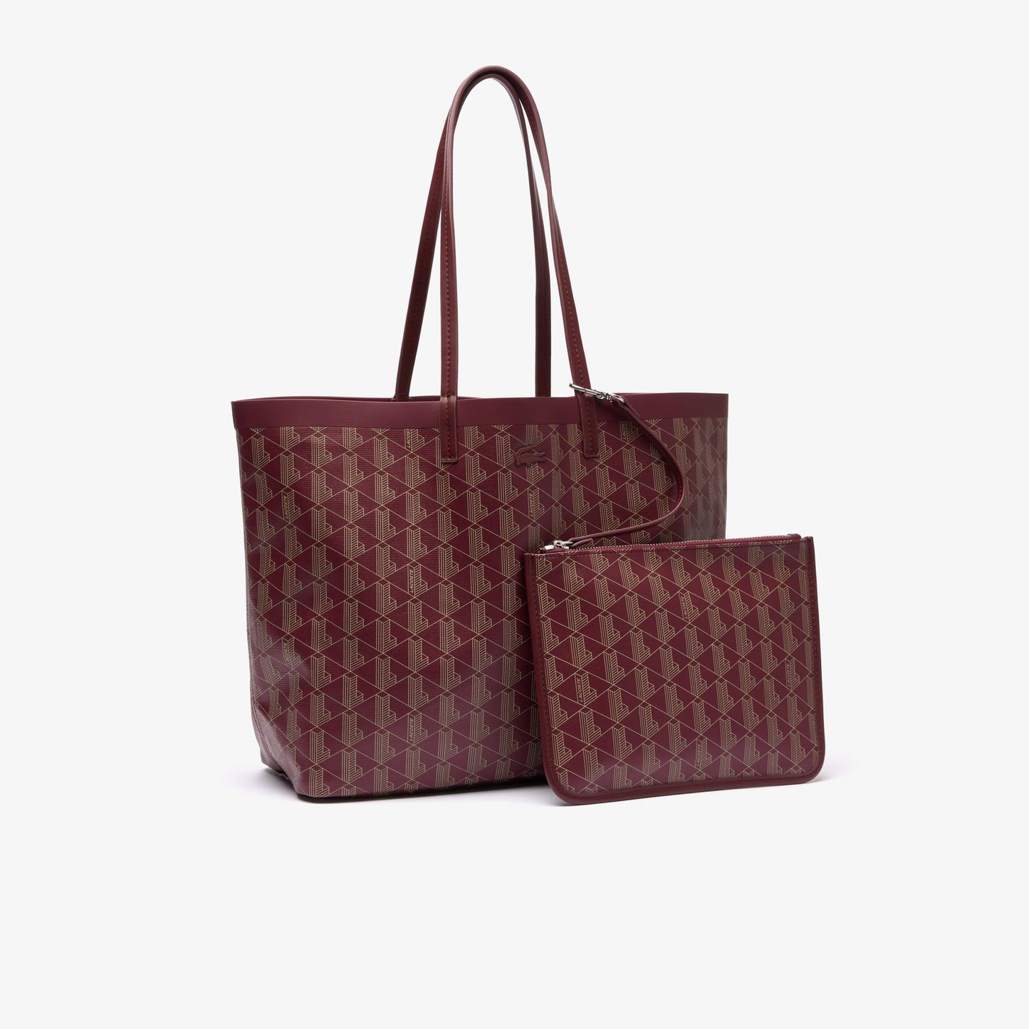 Lacoste Zely Coated Canvas Monogram Medium Tote (NF4344M45)