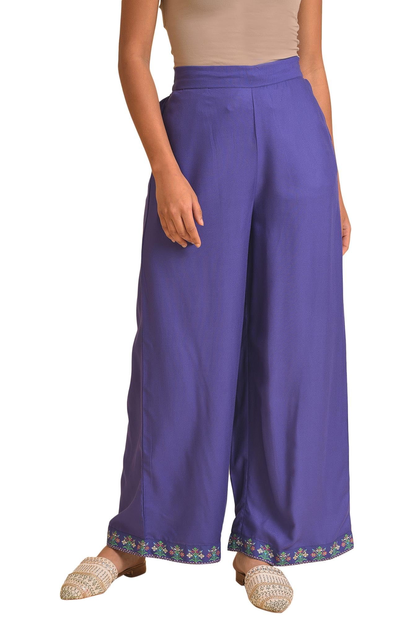 W Strechable Parallel Pants for Women | Trousers for Women | W for Woman