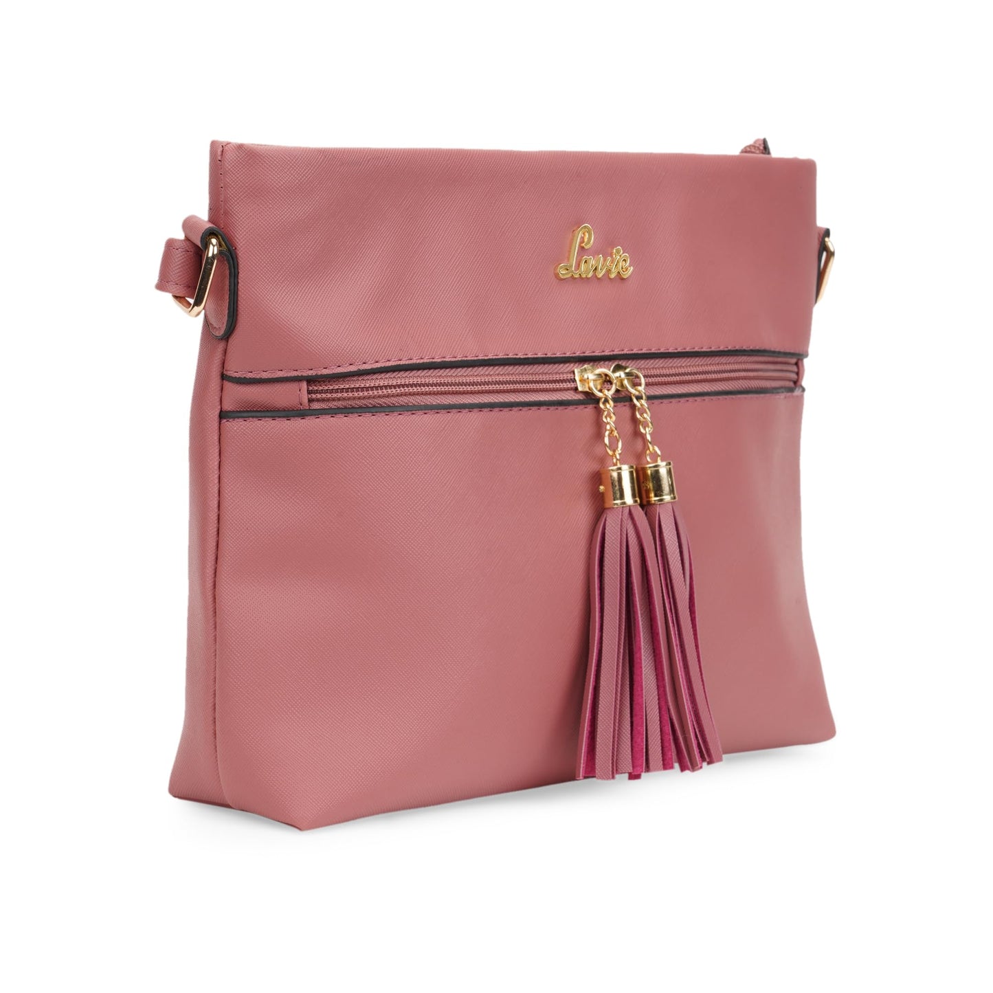 Lavie womens Western D PINK Sling Bag, M (SIFD167238N3)