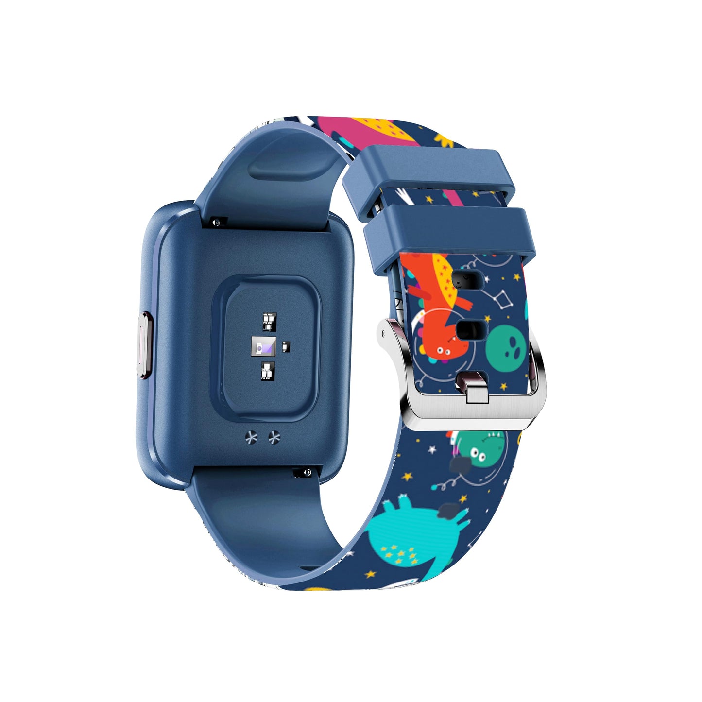 WatchOut Champion Kids SmartWatch with Habit Building, Heart Rate, Water Reminder, Curved Sceen, Waterproof, Activity Track, School Mode, Best Gift, Boys, Girls, Age 3-17, SharkTank Fame (Cosmic Blue)