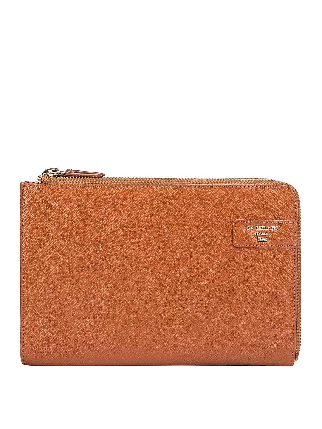 Da Milano Genuine Leather Brown Multi Pouch (4420C)