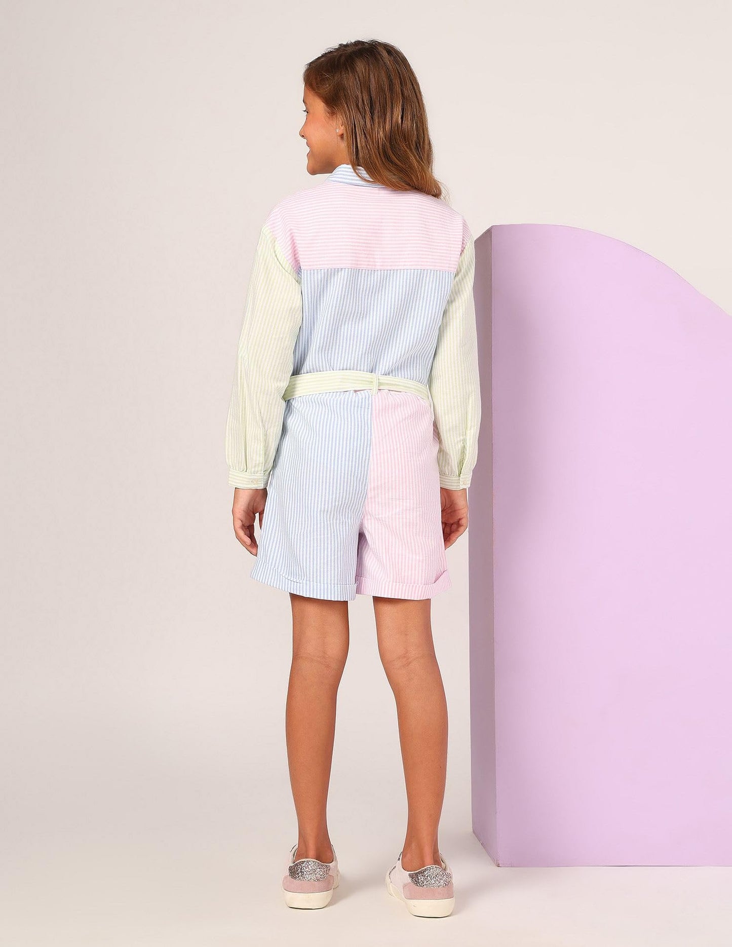 U.S. POLO ASSN. Girl's Boxer Shorts (UGSRT0119 Multicolor