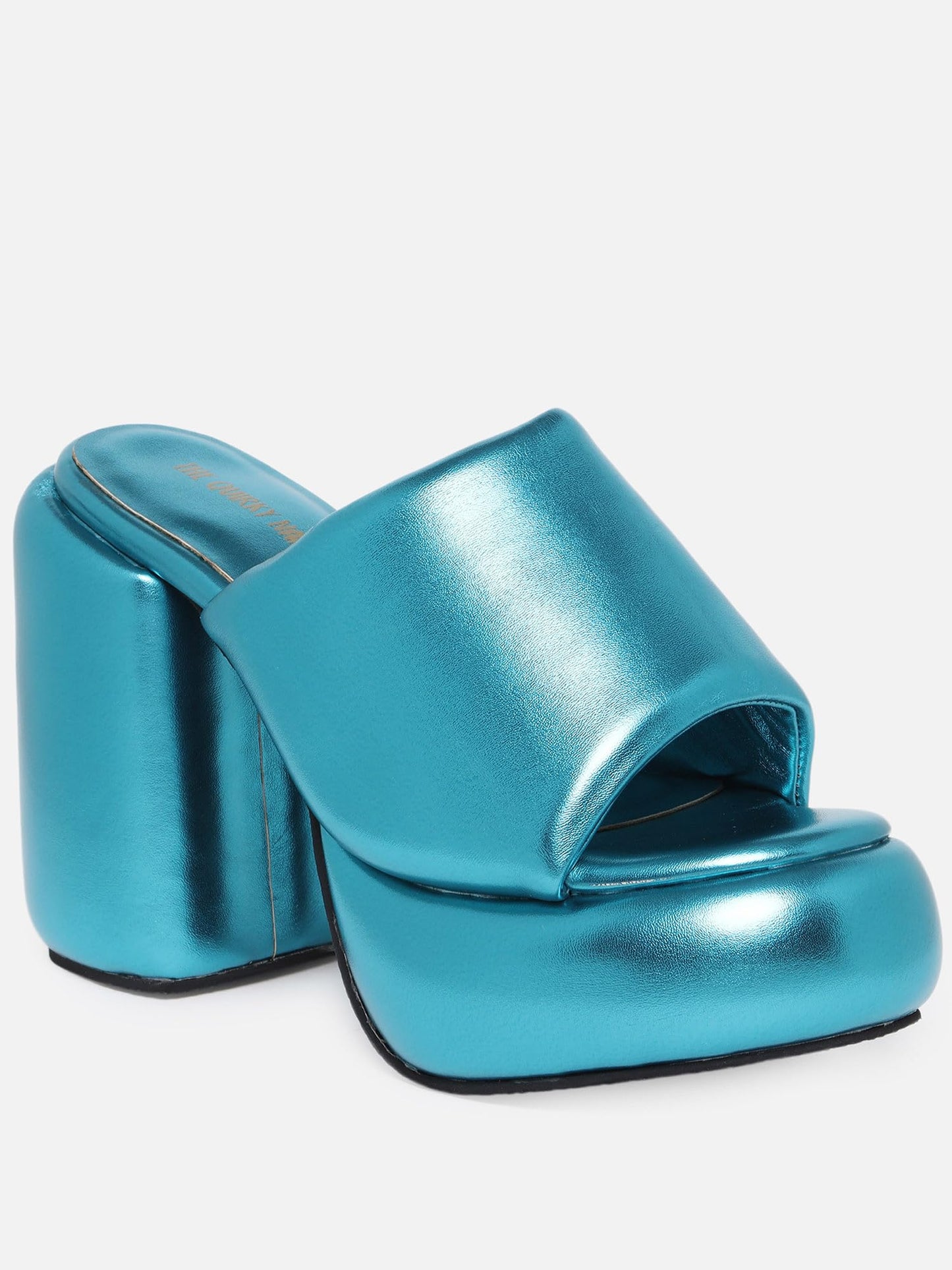 THE QUIRKY NAARI Metallic Chunks - Teal for A Rich Look | Metallic