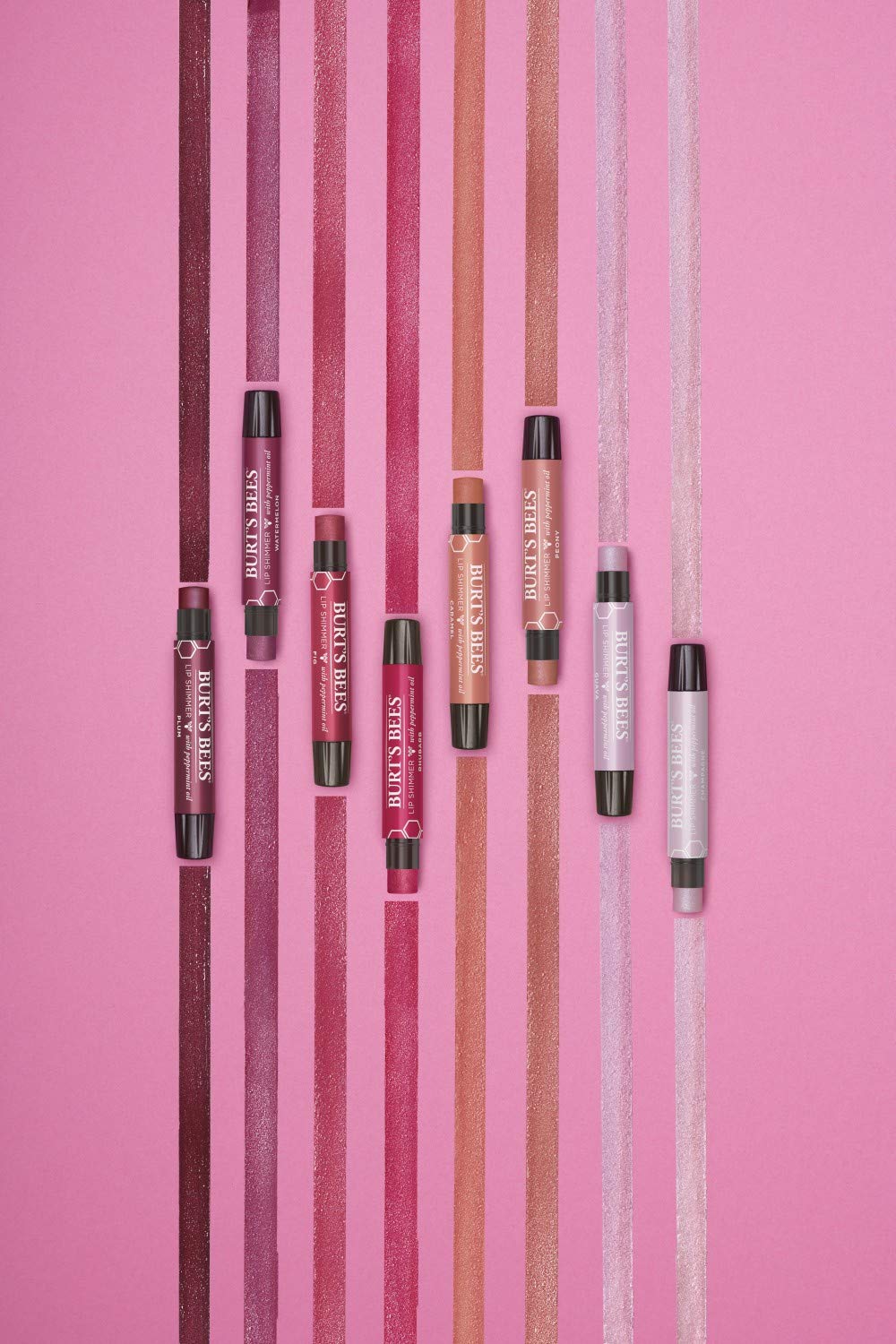 Burt's Bees 100% Natural Moisturizing Lip Shimmer, Champagne, 1 Tube