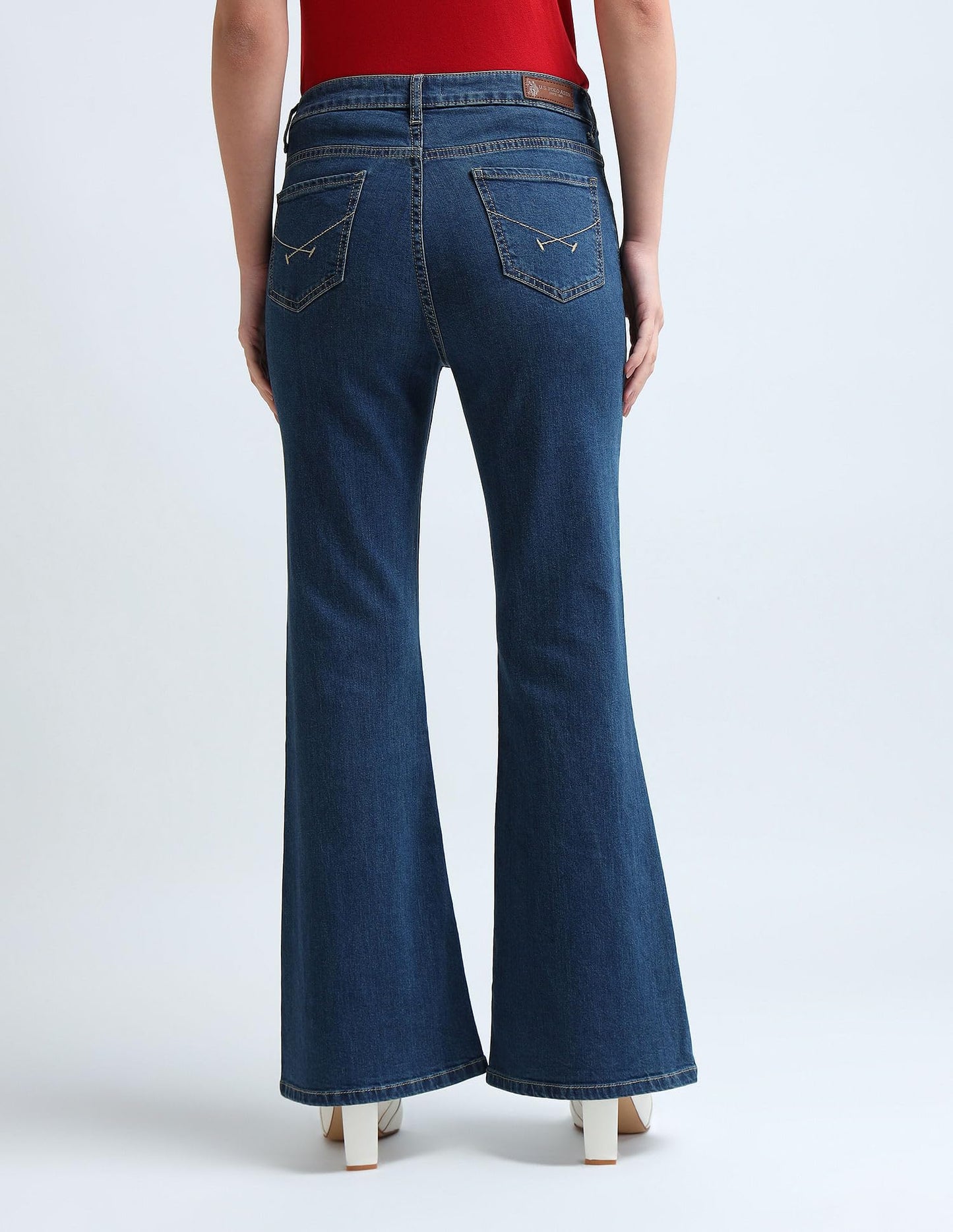 U.S. POLO ASSN. Women's Loose Jeans (UWAW24JEN183_Blue