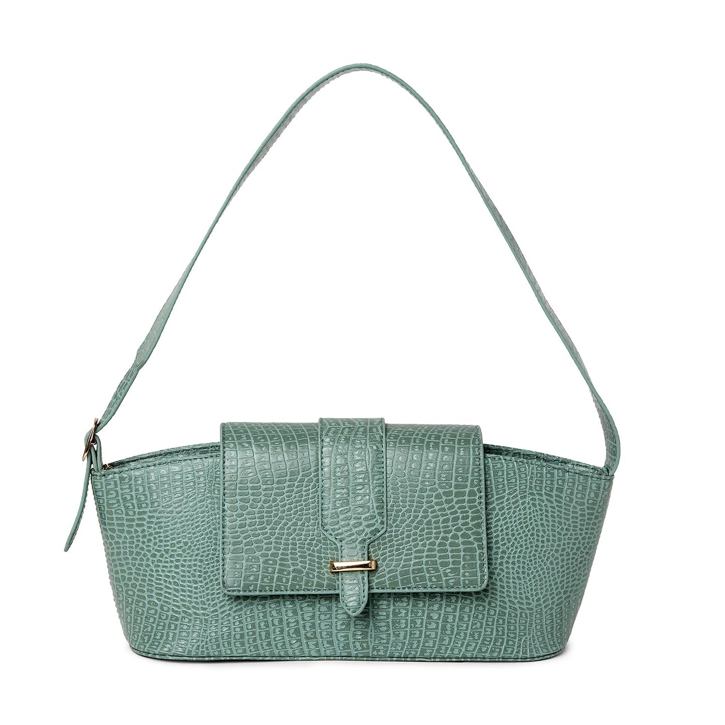 KLEIO Vegan Luxe Shoulder Bag for Women (HO1016KL) GREEN