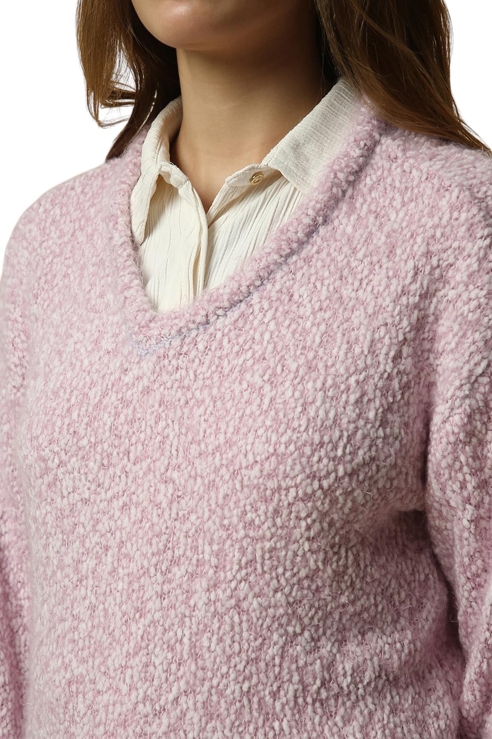 Allen Solly Women's Polyester Blend Casual Sweater