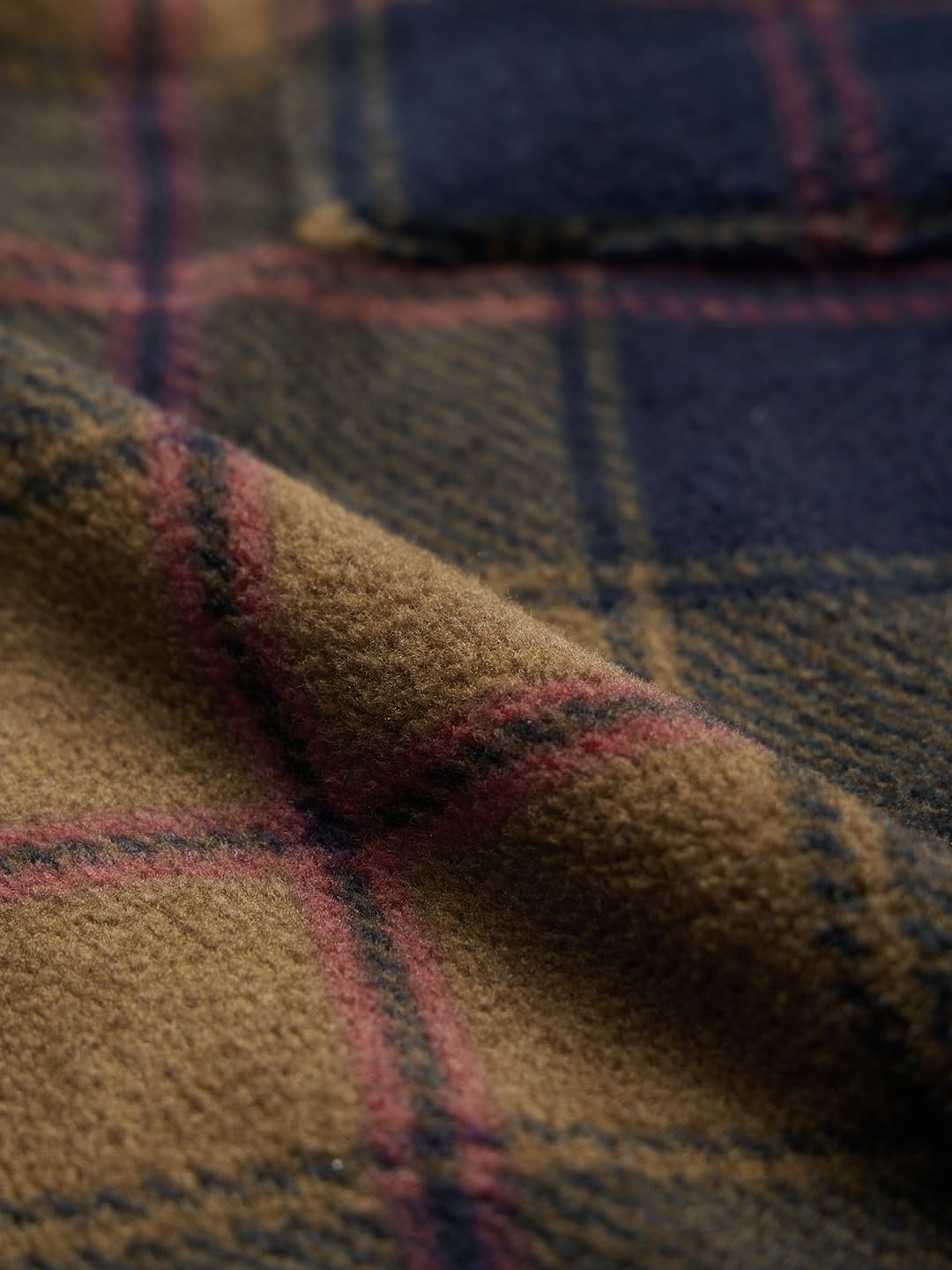 The Souled Store Plaid Shacket: Mustard Men and Boys Long Sleeves Collared Neck Button Front Cotton Oversized Shackets