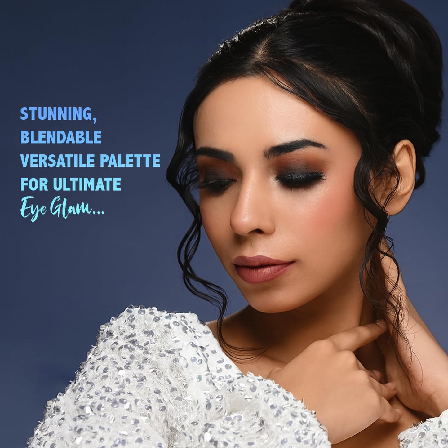 Glam21 Muse Eyeshadow Palette | Highly Pigmented |20 Selected Shades| Highly Pigmented Matte& Shimmer | Long-Lasting, Crease-Free Formula Shades | Professional & Everyday Eye Makeup- 30gm| 02- Divine