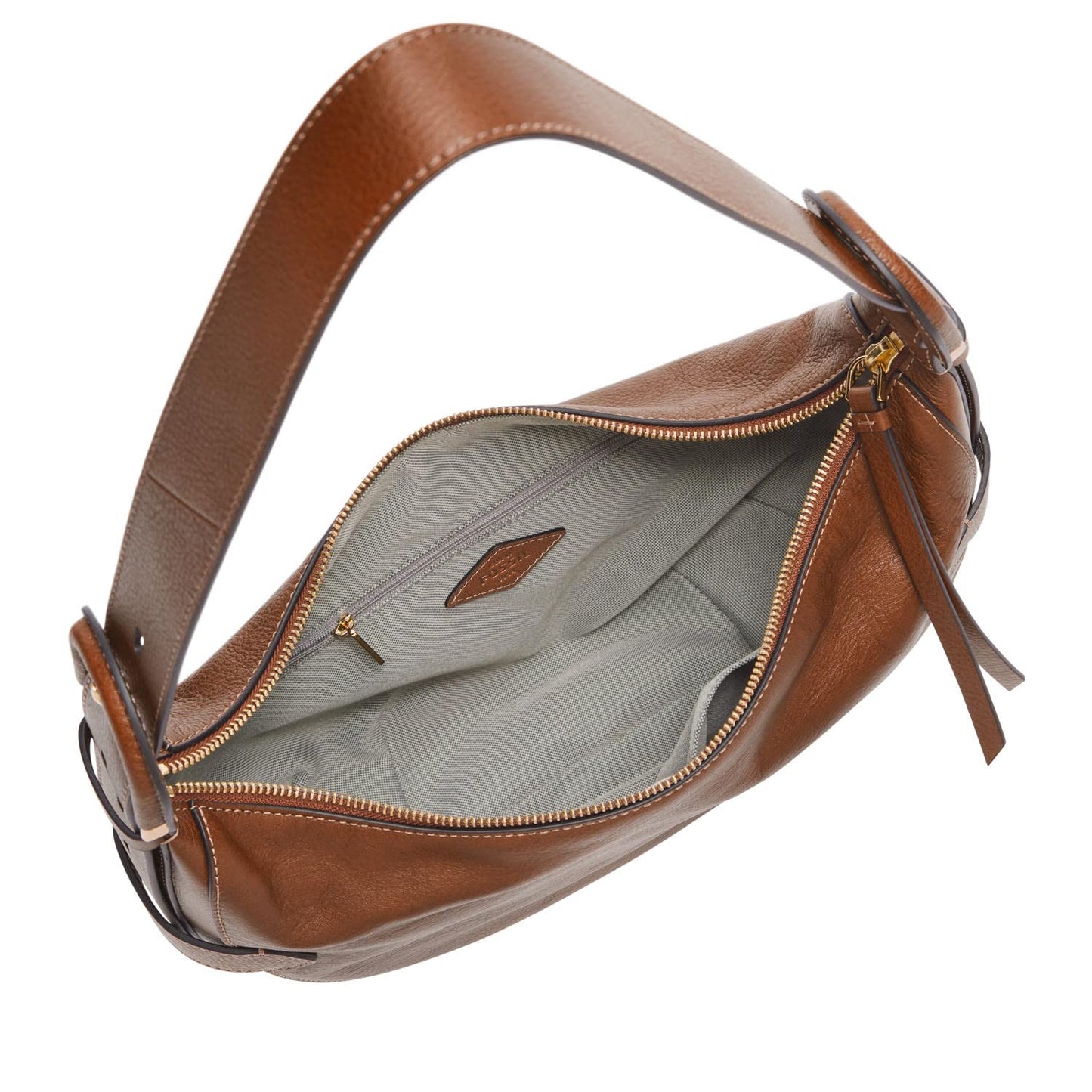 Fossil Harwell Brown Hobo Bag ZB1847200