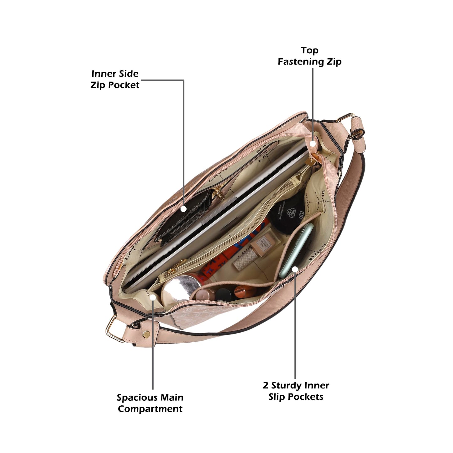 Lavie Woman's Clair Large Hobo Handbag | Ladies Purse Handbags