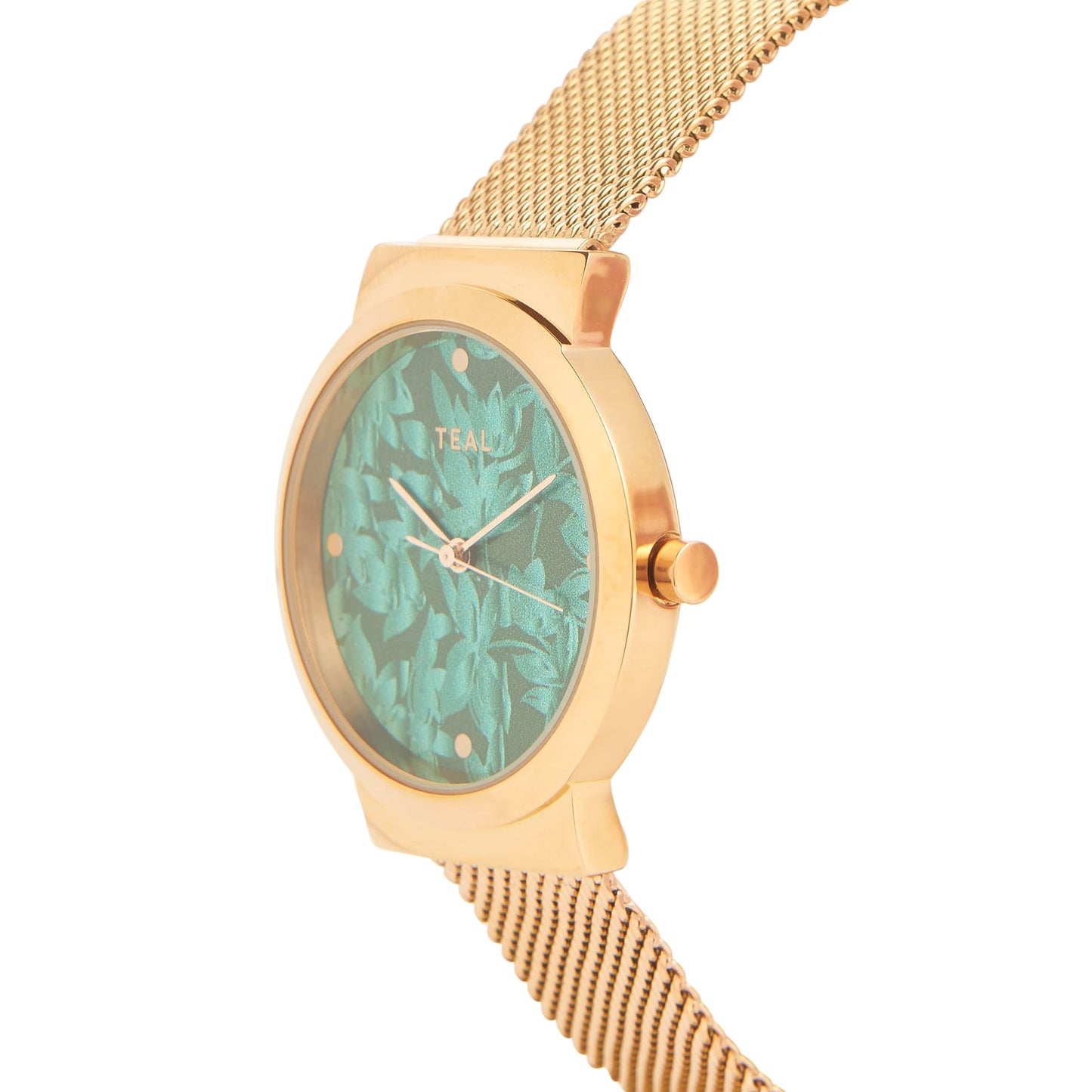 TEAL BY CHUMBAK Round Dial Analog Hand Watch for Women, Gifts for Women/Girls/Ladies, Stylish Fashion Watch for Casual/Work