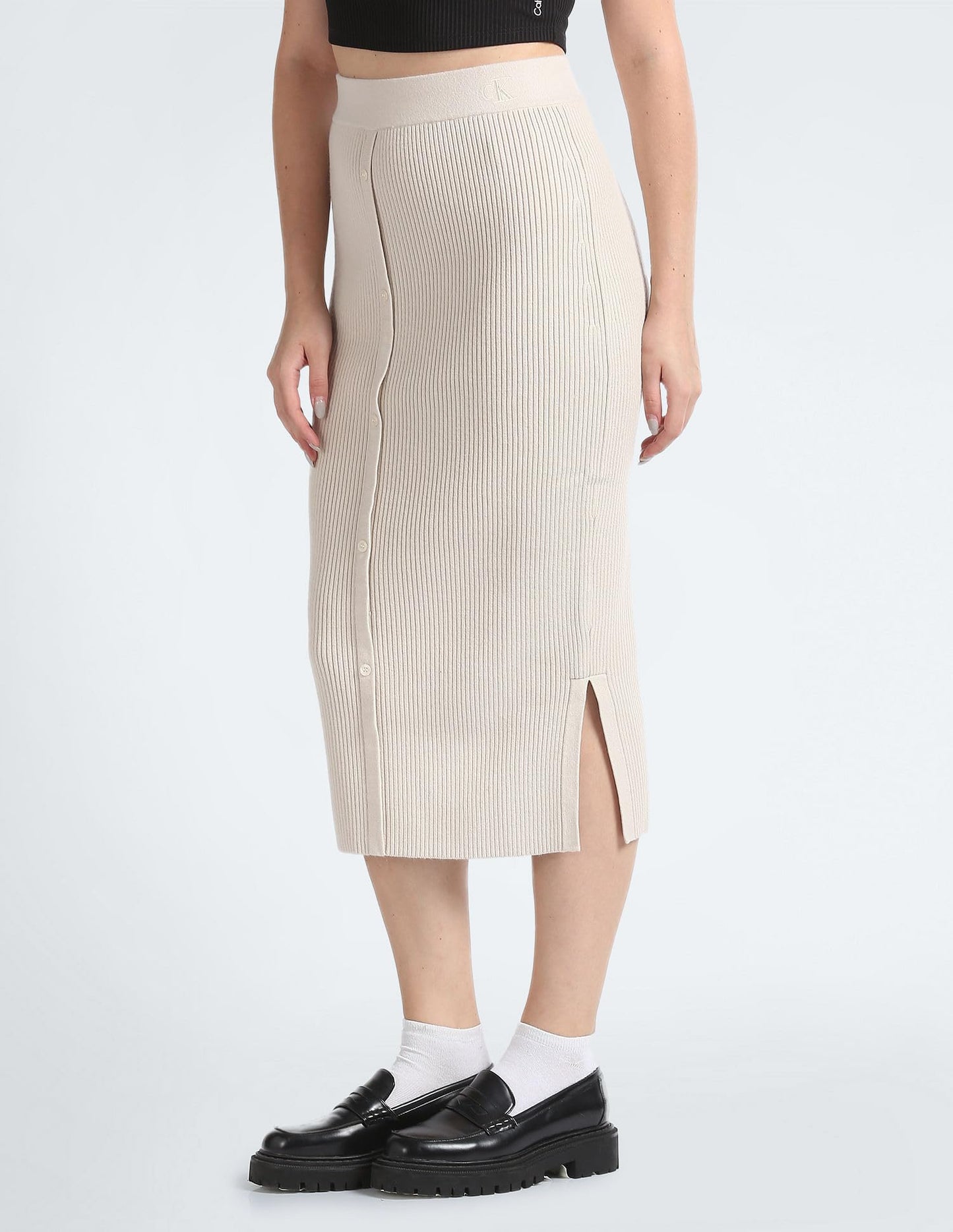 Calvin Klein Cotton Western Skirt