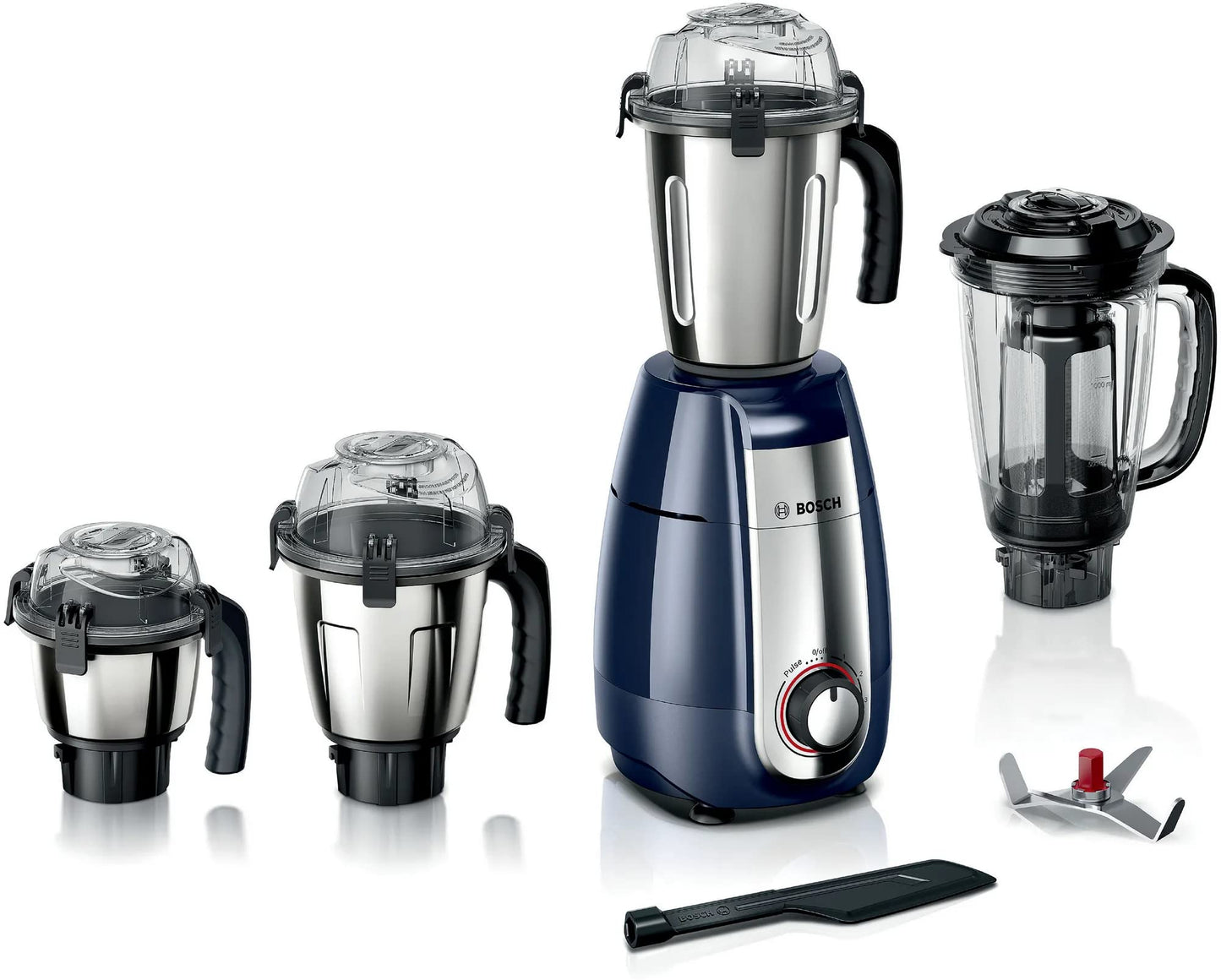 Bosch Appliances TrueMixx Pro Mixer Grinder MGM8642BIN, 750W, 4 Jars, (Black)