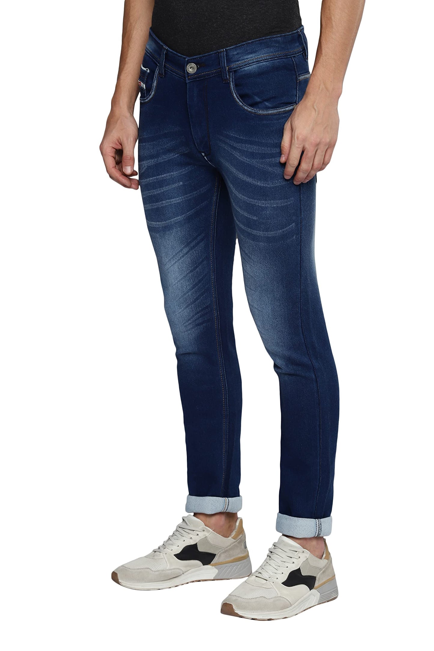 Allen Cooper Denim Jeans for Men(47-30) Dark Blue