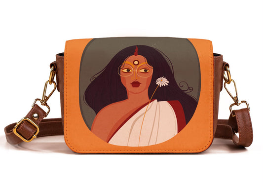 Kalankit Shoulder Bag for Woman | Vegan Leather Sling Bags for Women | Compact Crossbody Purse, Stylish Side Sling Bag & Valentine Gift for Girlfriend