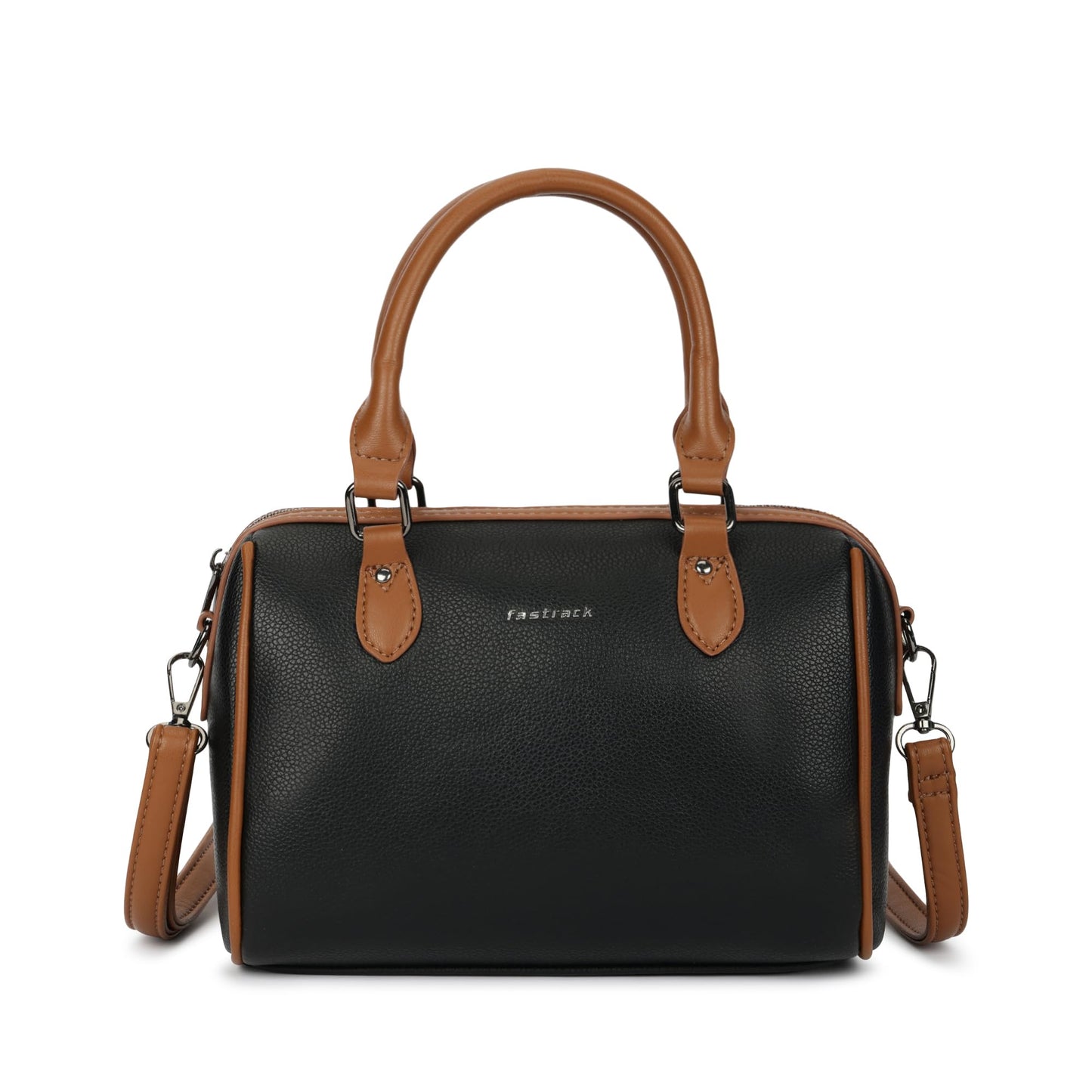 Fastrack Swirl Satchel | Women’s Faux-Leather Satchel| Dual Carry Handles, Adjustable Strap & Spacious Main Compartment