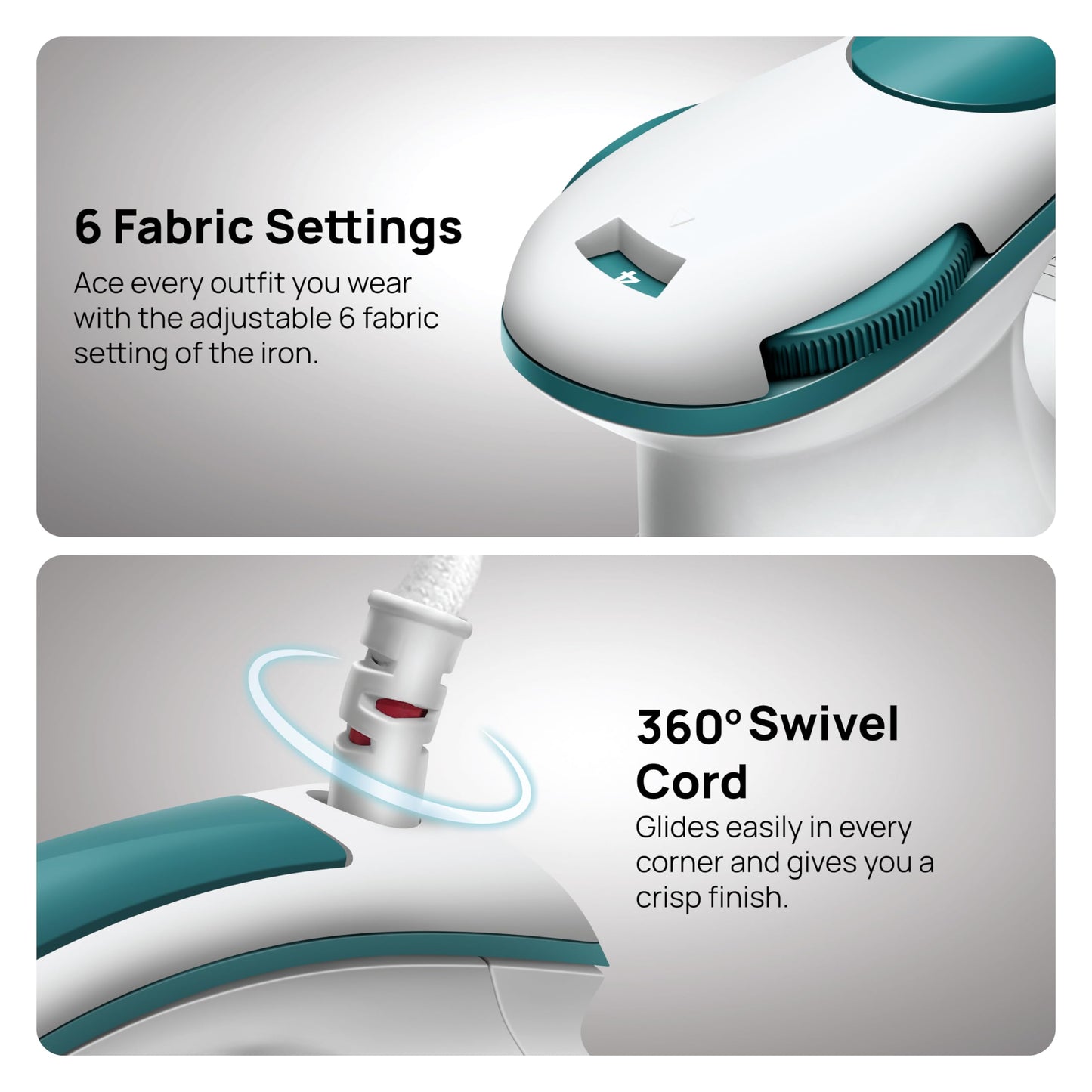 Wipro Elato GD203 1200 Watt Heavyweight Dry Iron, Quick Heat Up, Anti Bacterial German Weilburger Dual Coated Soleplate,5 Modes, Dry Iron Press,Wrinkle Free Clothes in One Shot, 2 Year Warranty,Blue