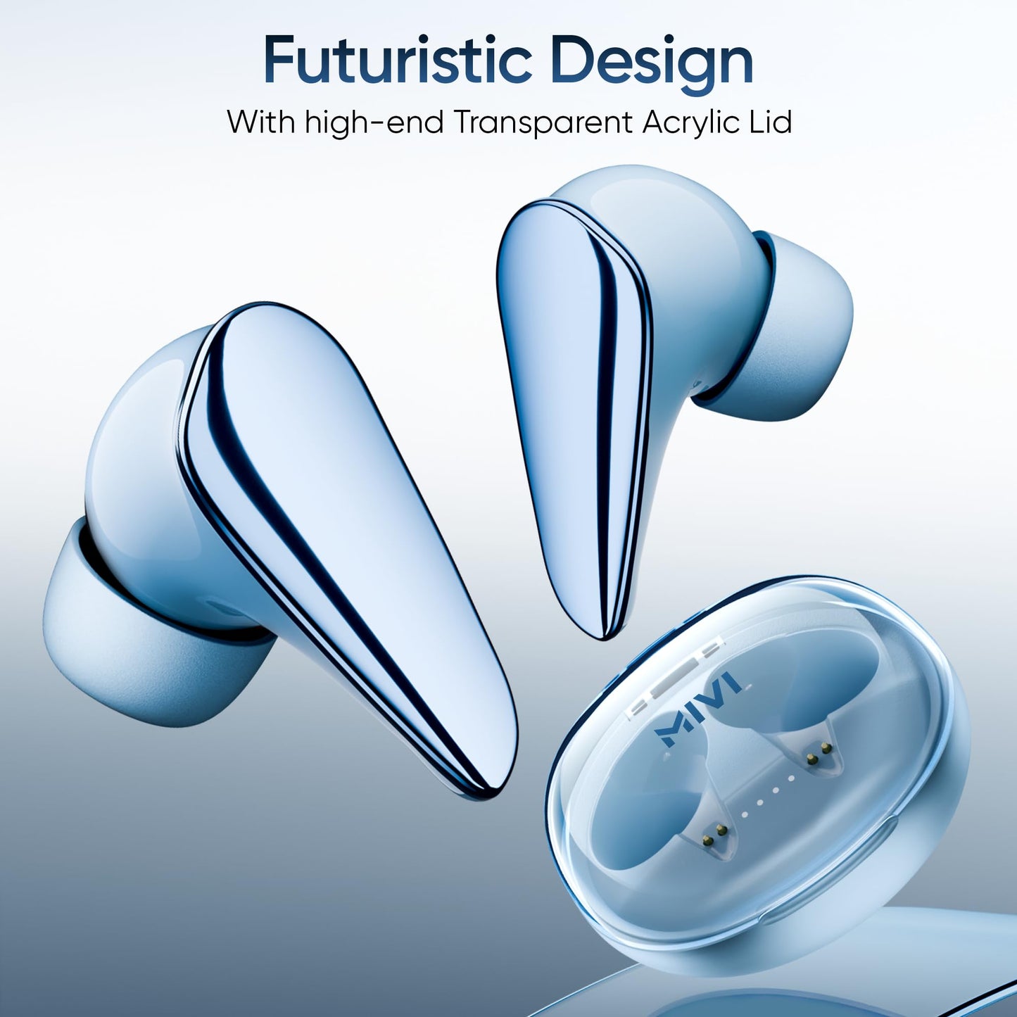 Mivi DuoPods i7 Earbuds - Step into The 3rd Dimension of Sound with 3D Soundstage, High Fidelity Drivers, Advanced Audio Codec for Lossless Audio, etc.