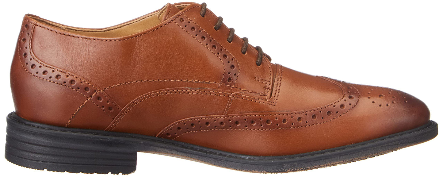 Clarks Quinwood Wing Dark Tan Lea