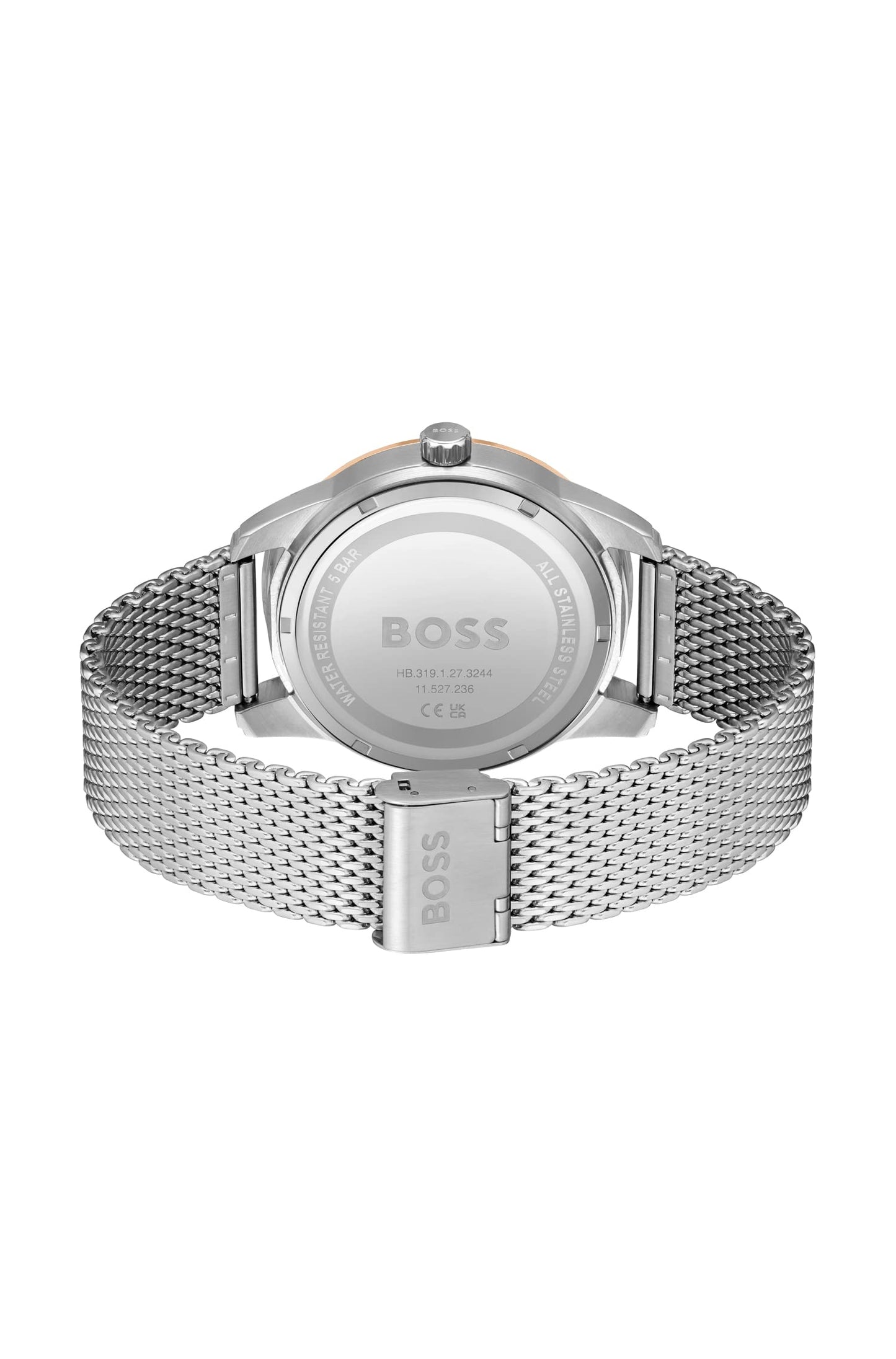 Hugo Boss Stainless Steel Sophio Analog Black Dial Men's Watch-1513961