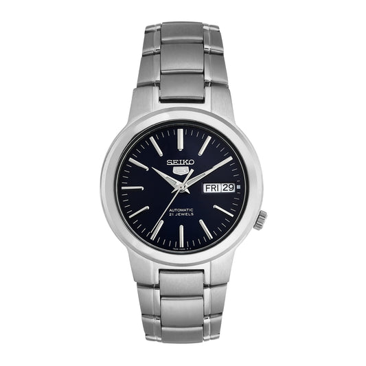 Seiko Men's 5 Automatic SNKA05K Blue Stainless-Steel Self Wind Fashion Watch