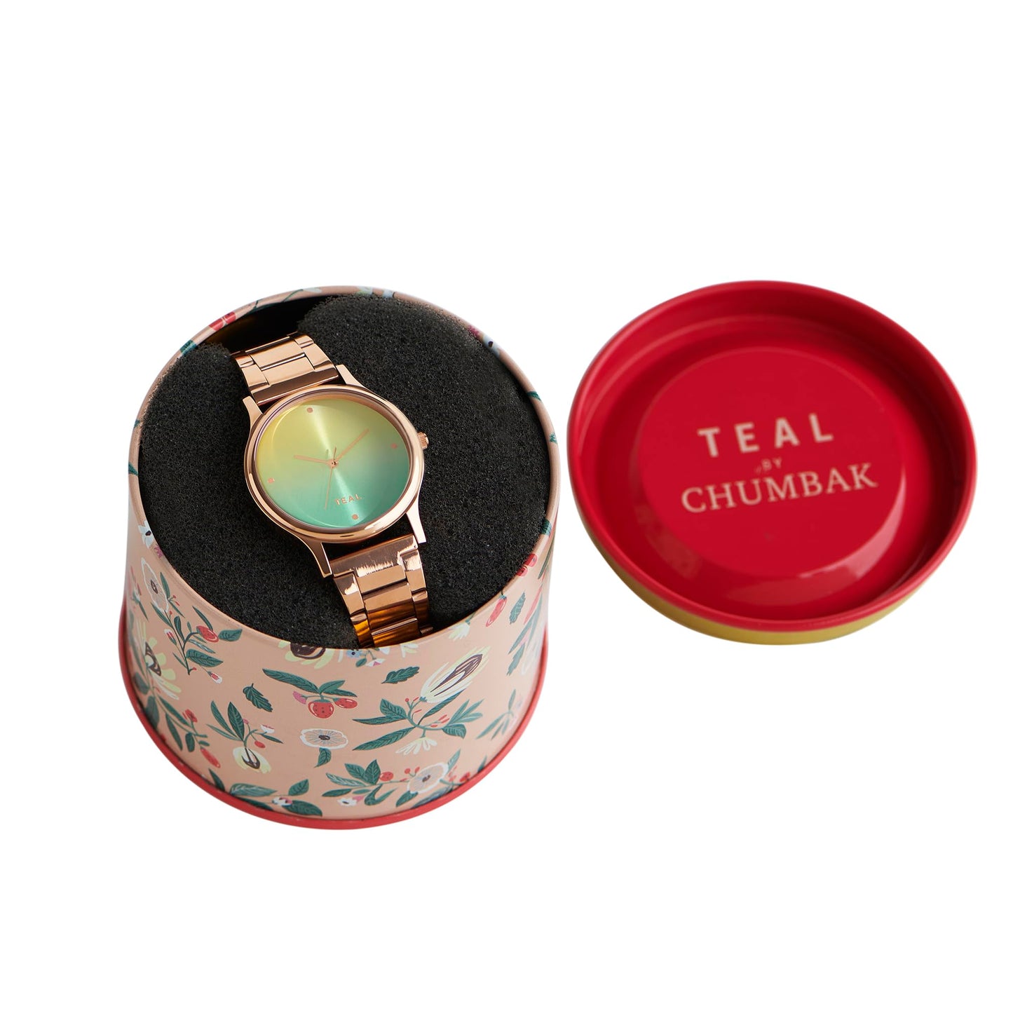 TEAL BY CHUMBAK Round Dial Analog Hand Watch for Women, Gifts for Women/Girls/Ladies, Stylish Fashion Watch for Casual/Work