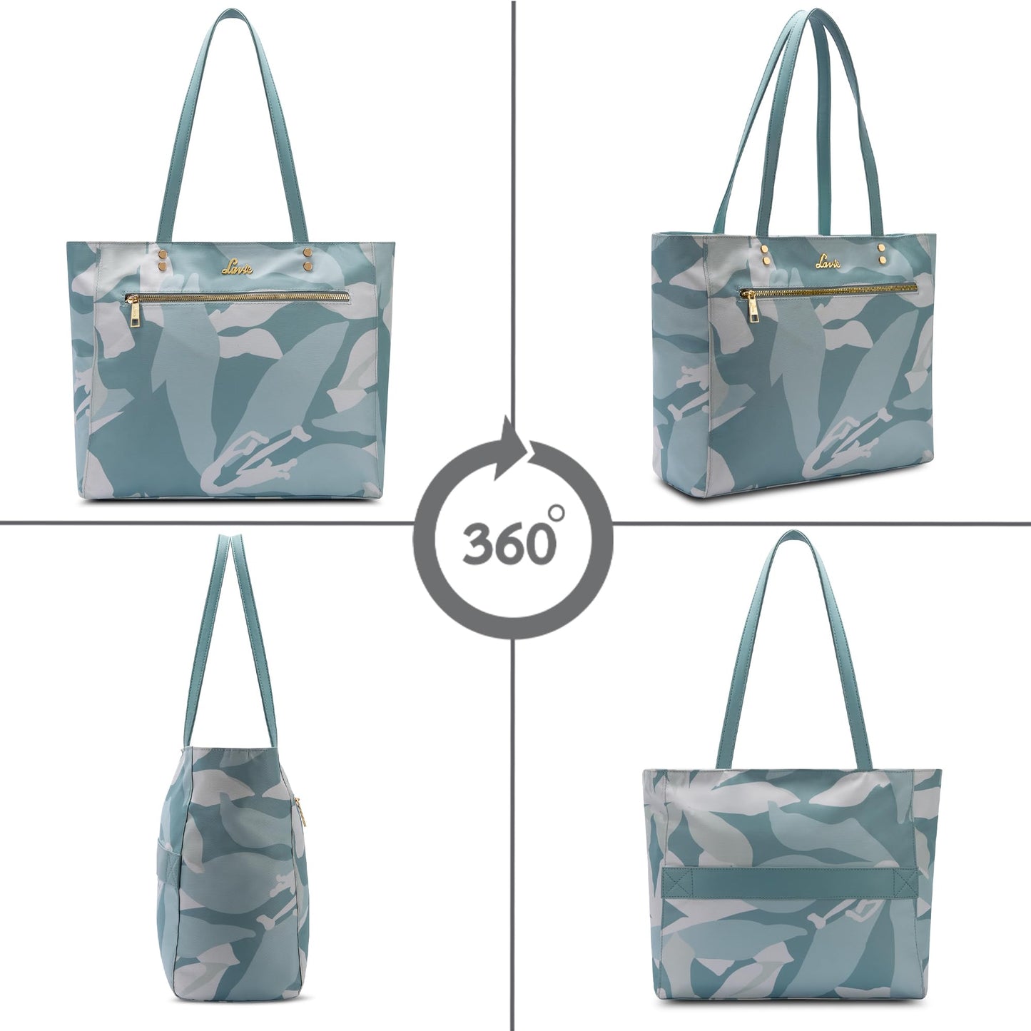 Lavie Women's Vanessa Travel Solid Tote Bag for Women | Tote Bag for Work | Ladies purse | Stylish Shoulder Bag | Gift for Women