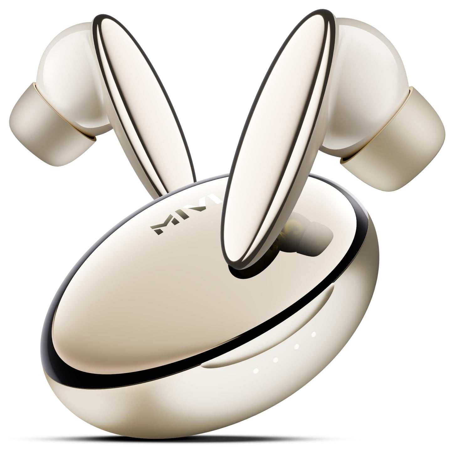 Mivi Opera ANC [Flagship Launch], True Wireless Earbuds with 35dB ANC, Hi-Res Audio, LDAC, 3D Soundstage, 60H Playtime, Spatial Audio, Transparency Mode, 13mm Drivers