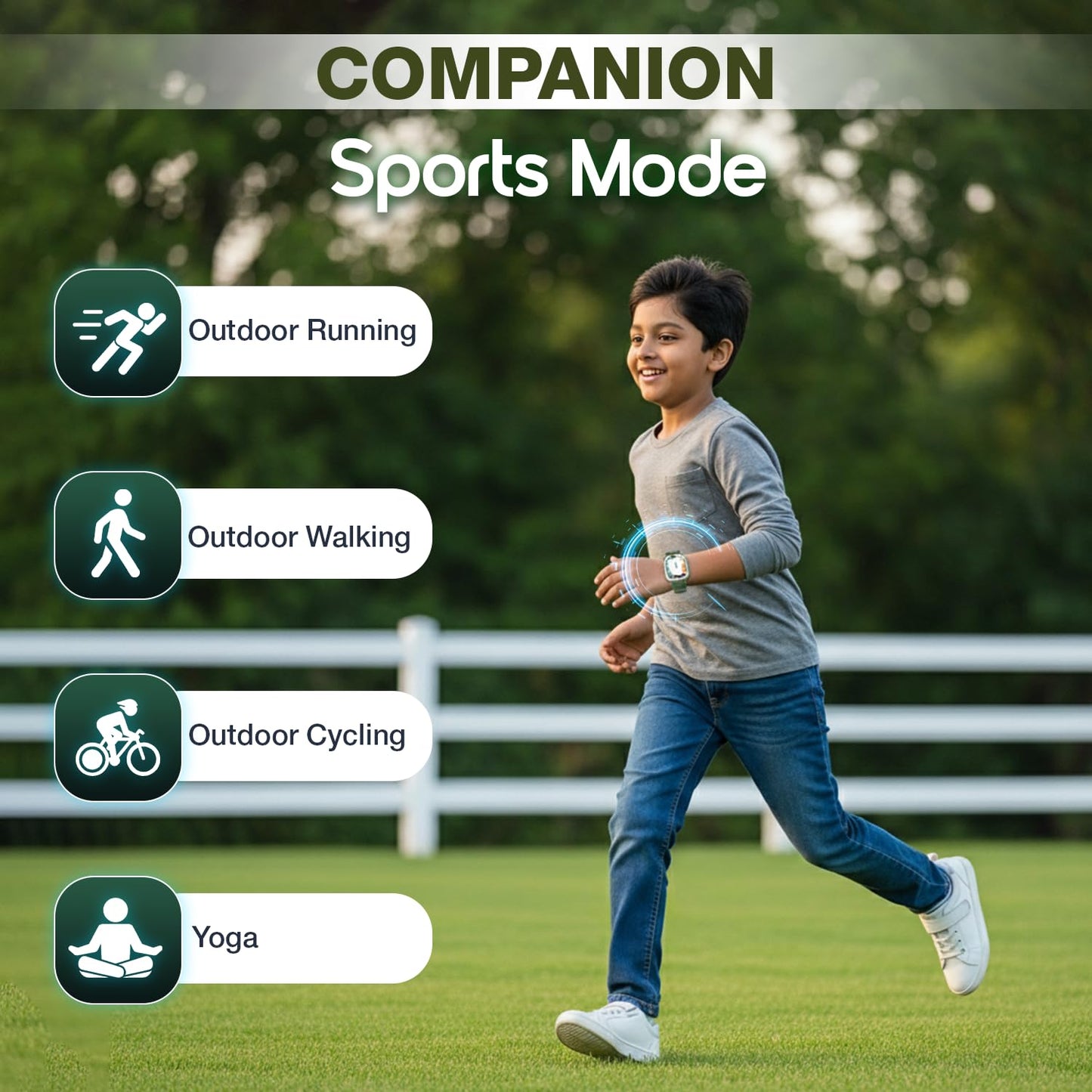 sekyo Neo AI Smart Watch for Kids | Learning Coach, Whatsapp, Video Call, GPS Tracker, Activity Tracker, Habit Coach | Family Chat, Edu-Games, Step Counter, Camera, SOS, 4G/5G Sim Card | Parental App